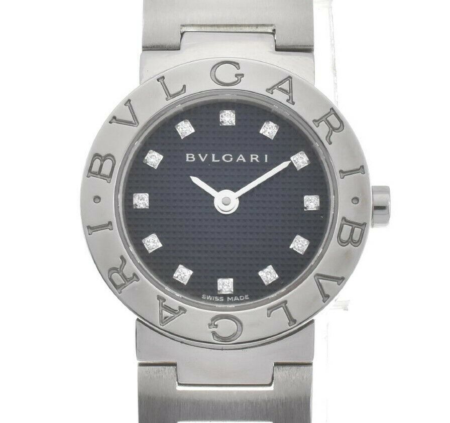 BVLGARI Bulgari Bulgari BB23SS SS 12P diamond Quartz Watch LXGJHW-406