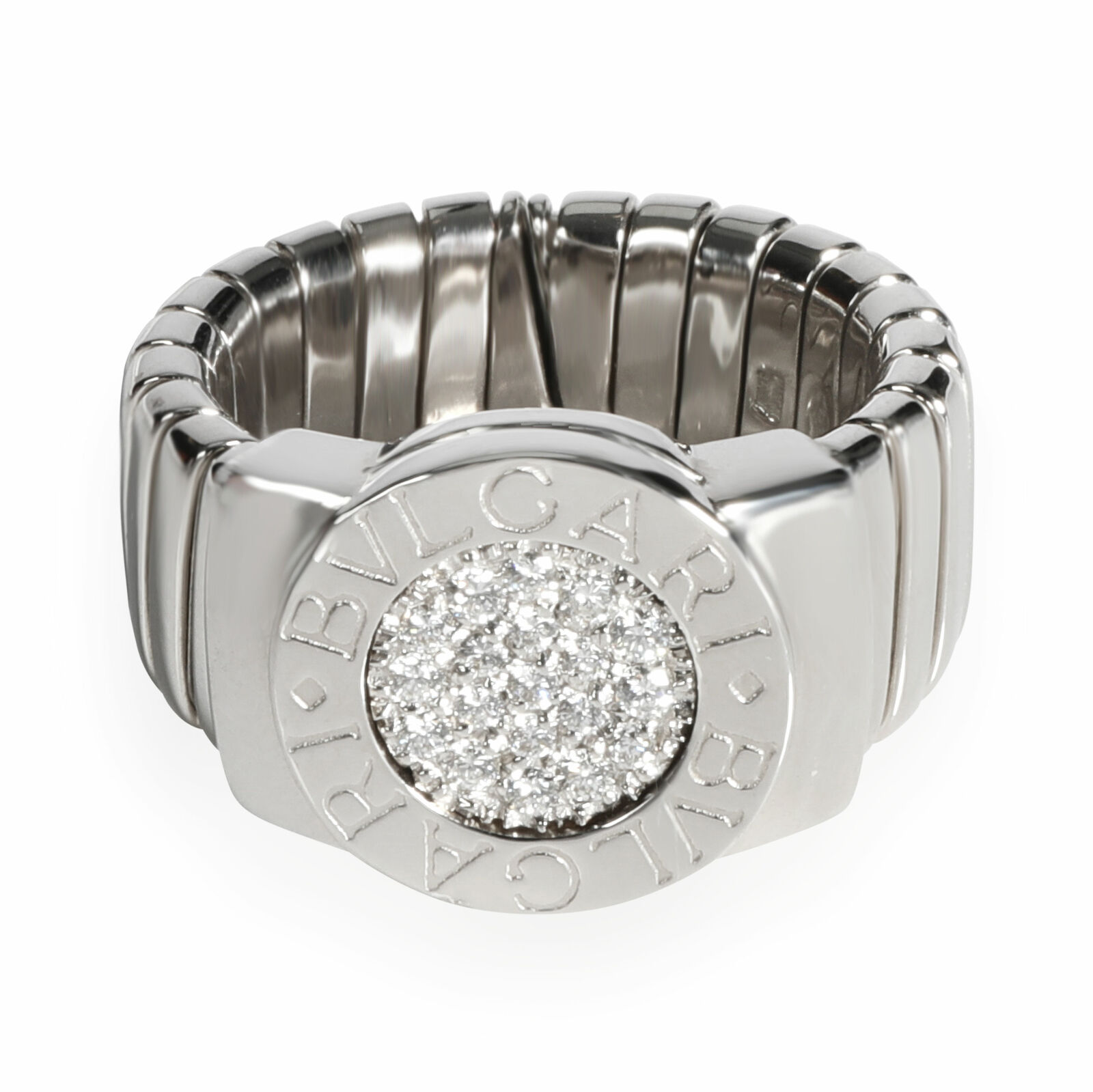 Bulgari Bvlgari Bvlgari Diamond Ring in 18K White Gold