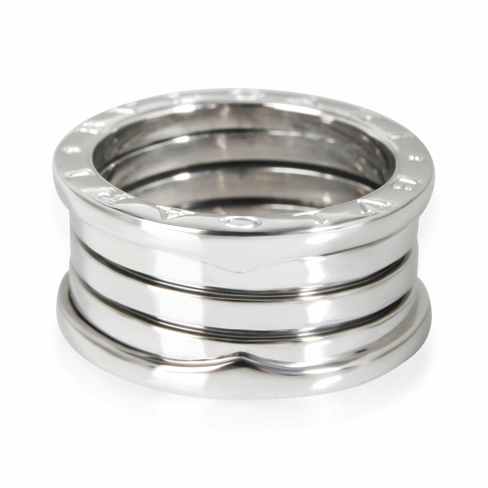 Bulgari B. Zero1 4 Spiral Band in 18k White Gold