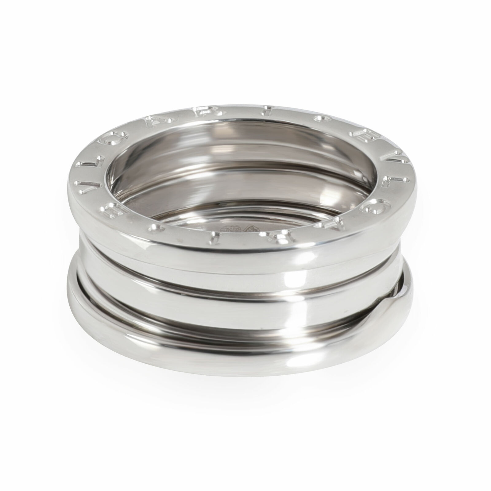 Bulgari B.Zero 1 Three-Band Ring in 18K White Gold