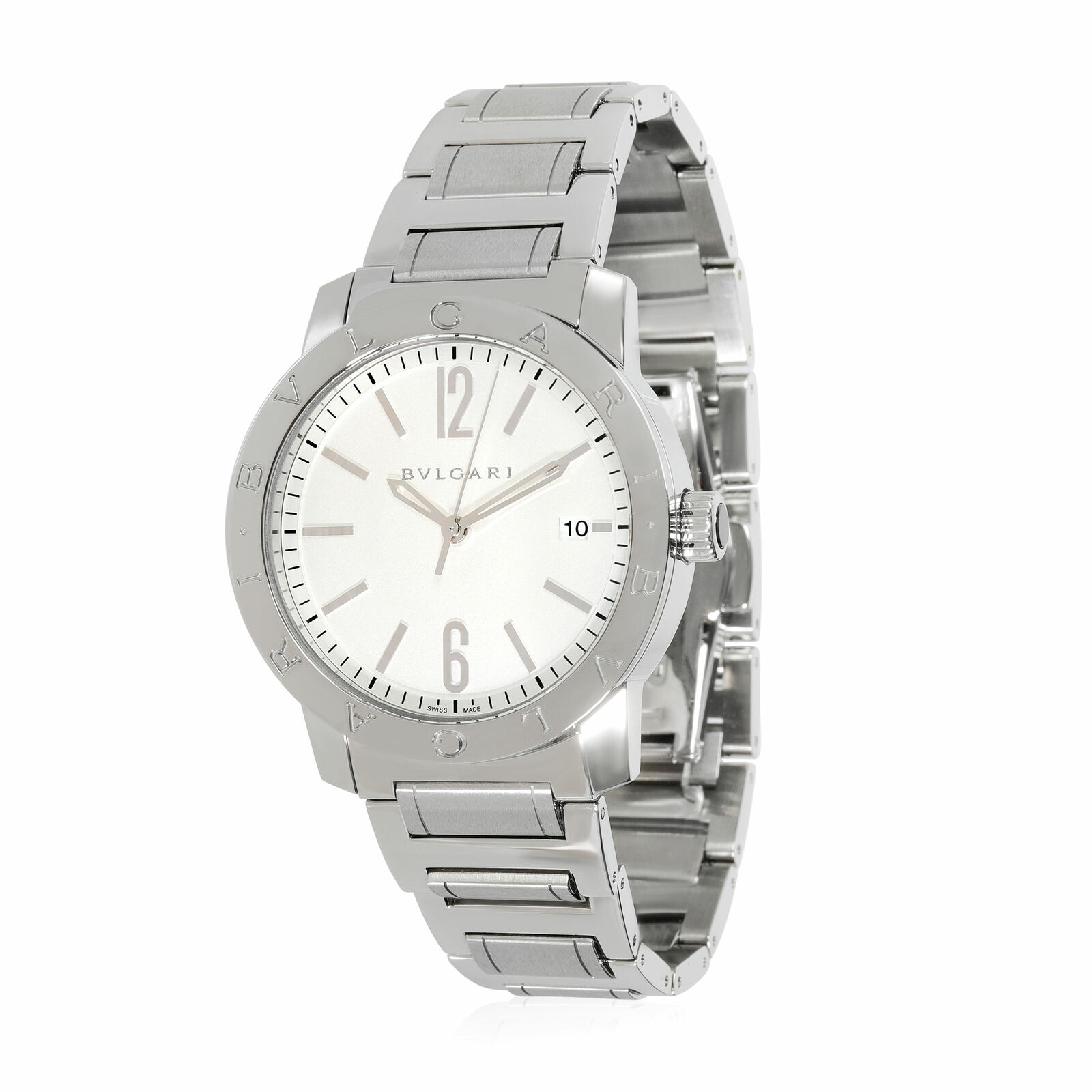 Bulgari Bvlgari Bvlgari 102110 BB 39 S Men's Watch in  Stainless Steel