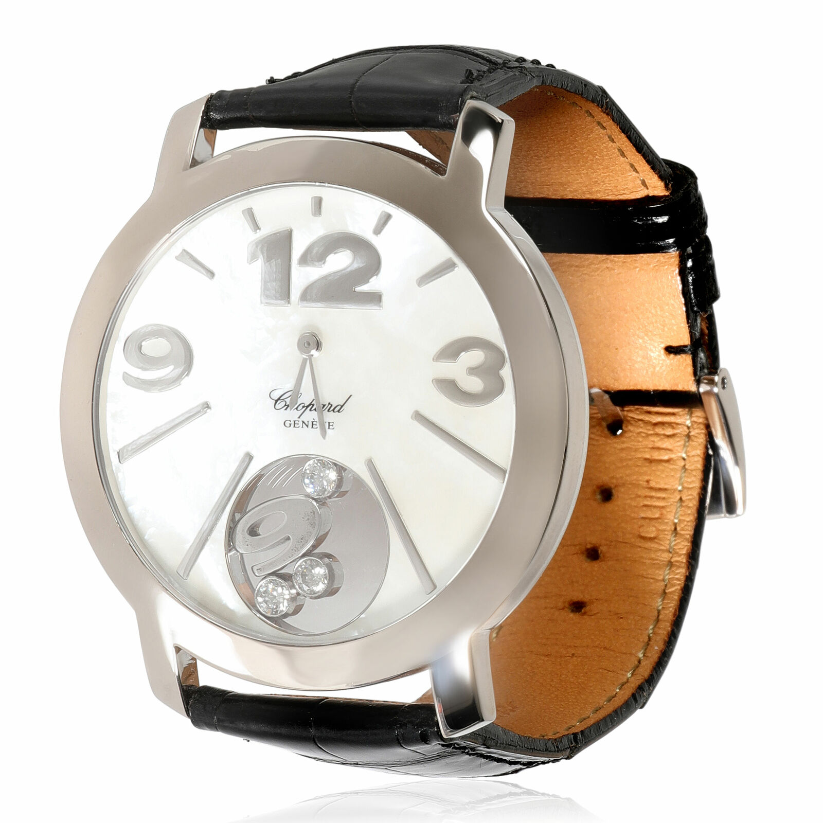 Chopard Happy Sport Happy Time  Unisex Watch in 18kt White Gold