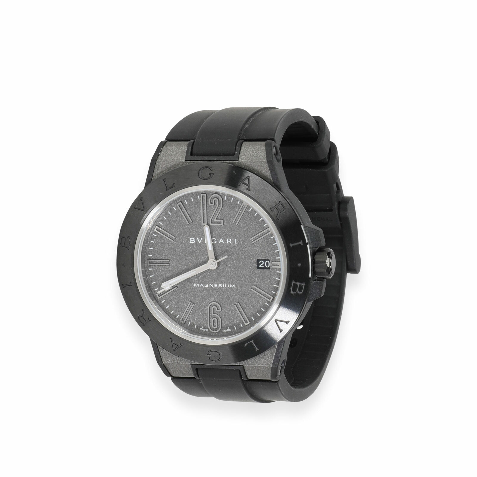Bulgari Diagono  DG 41 SMC Men's Watch in  Magnesium