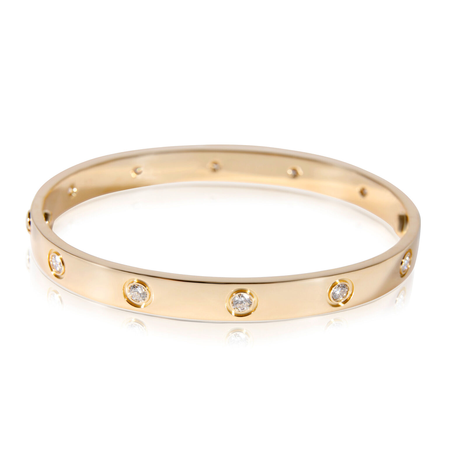 Cartier Love Bracelet with Diamonds in 18K Yellow Gold