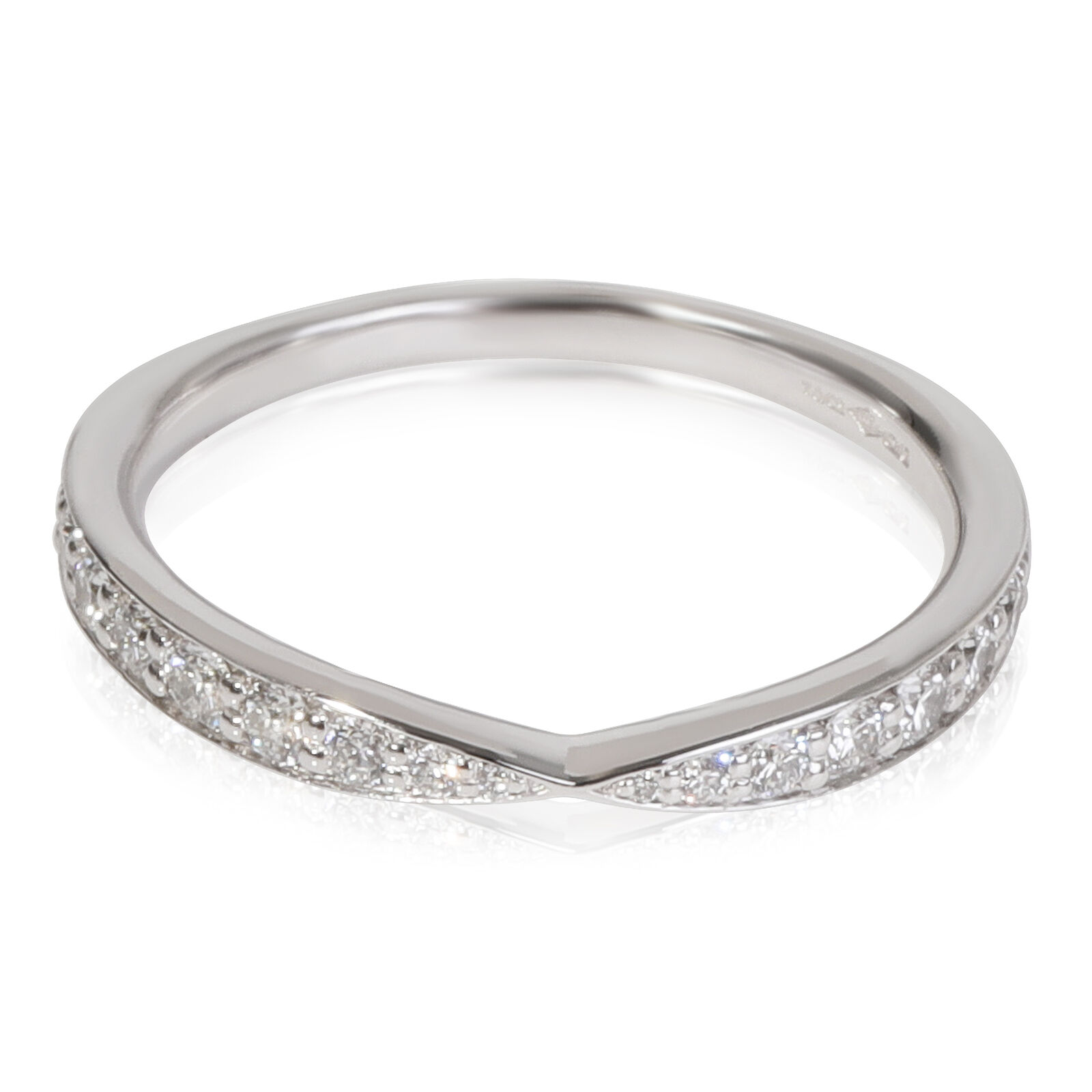 Tiffany  Co. Harmony Diamond Band in Platinum