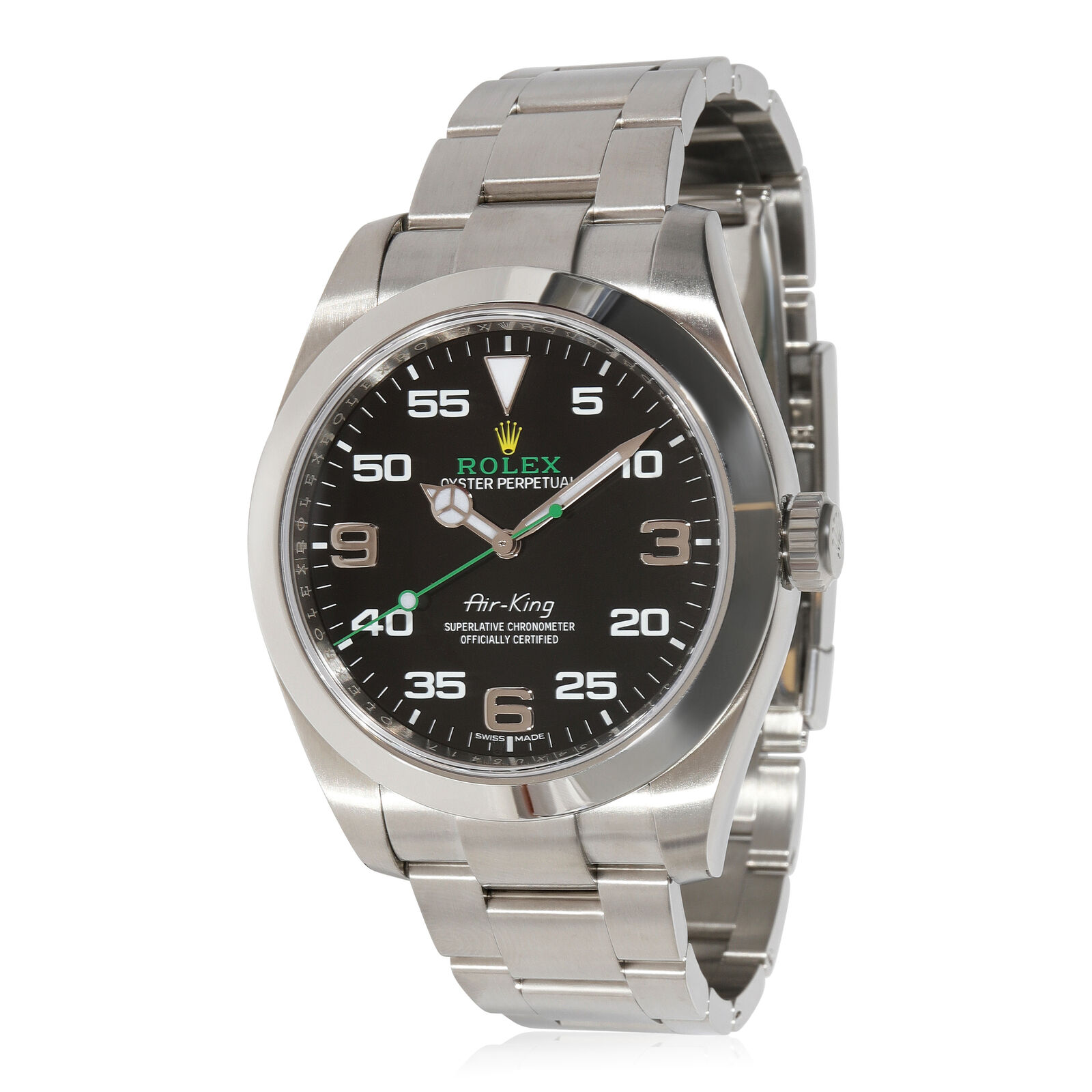 Rolex Air-King  Men's Watch in  Stainless Steel