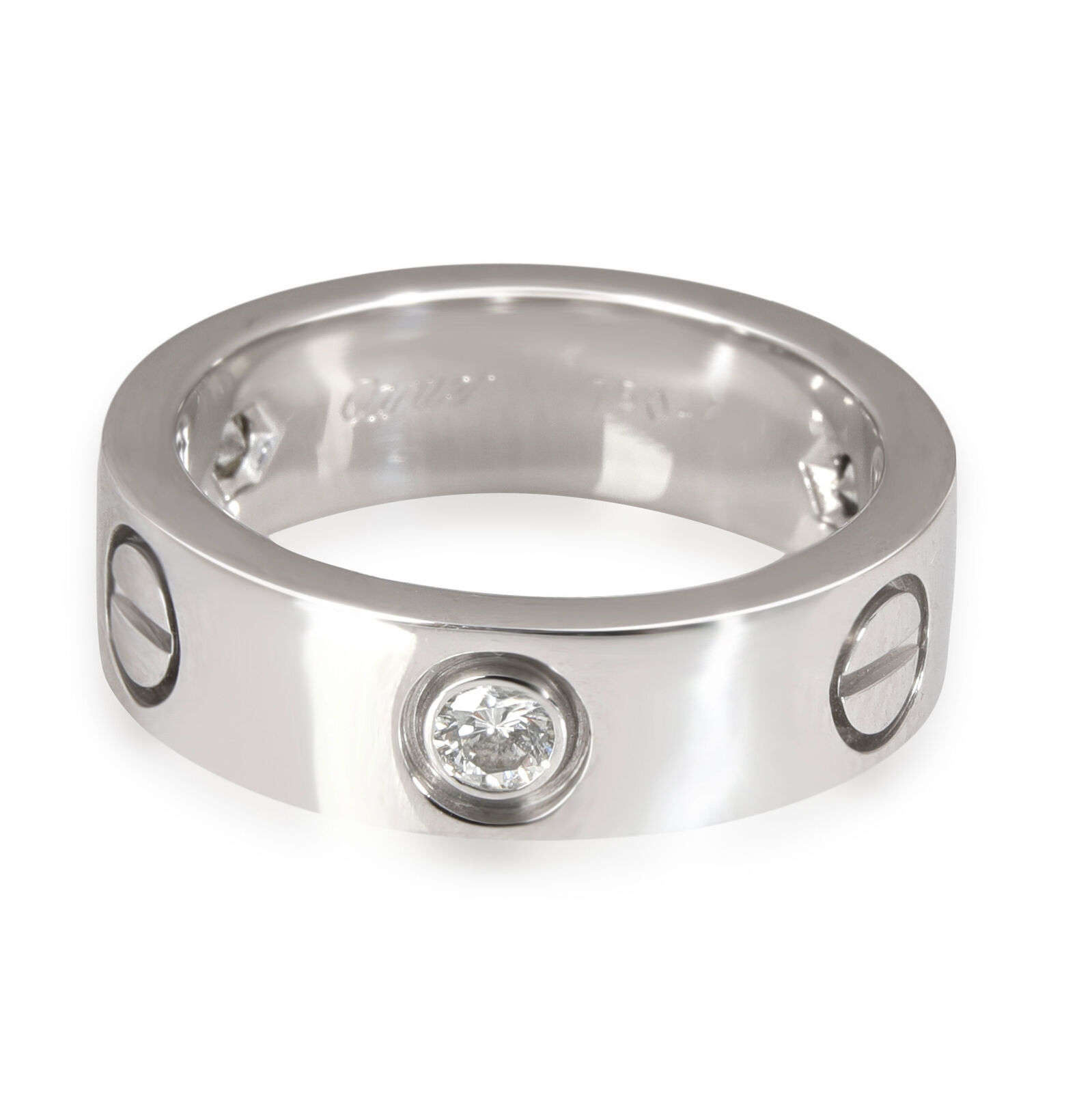 Cartier Love Diamond Ring in 18K White Gold