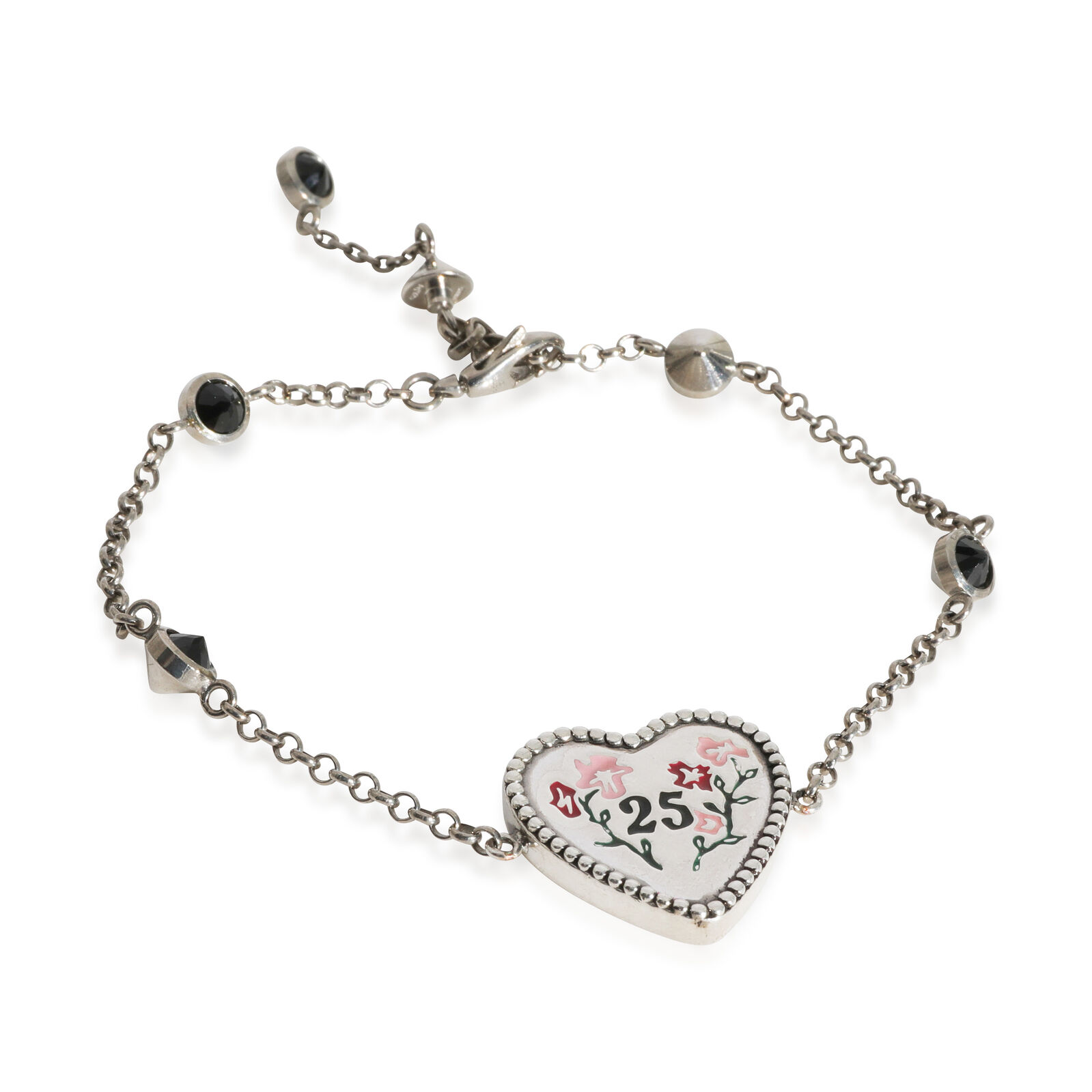 Gucci Bosco & Orzo Heart Bracelet in  Sterling Silver