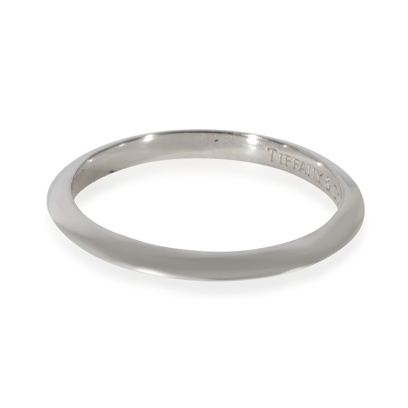 Tiffany  Co. Band in  Platinum