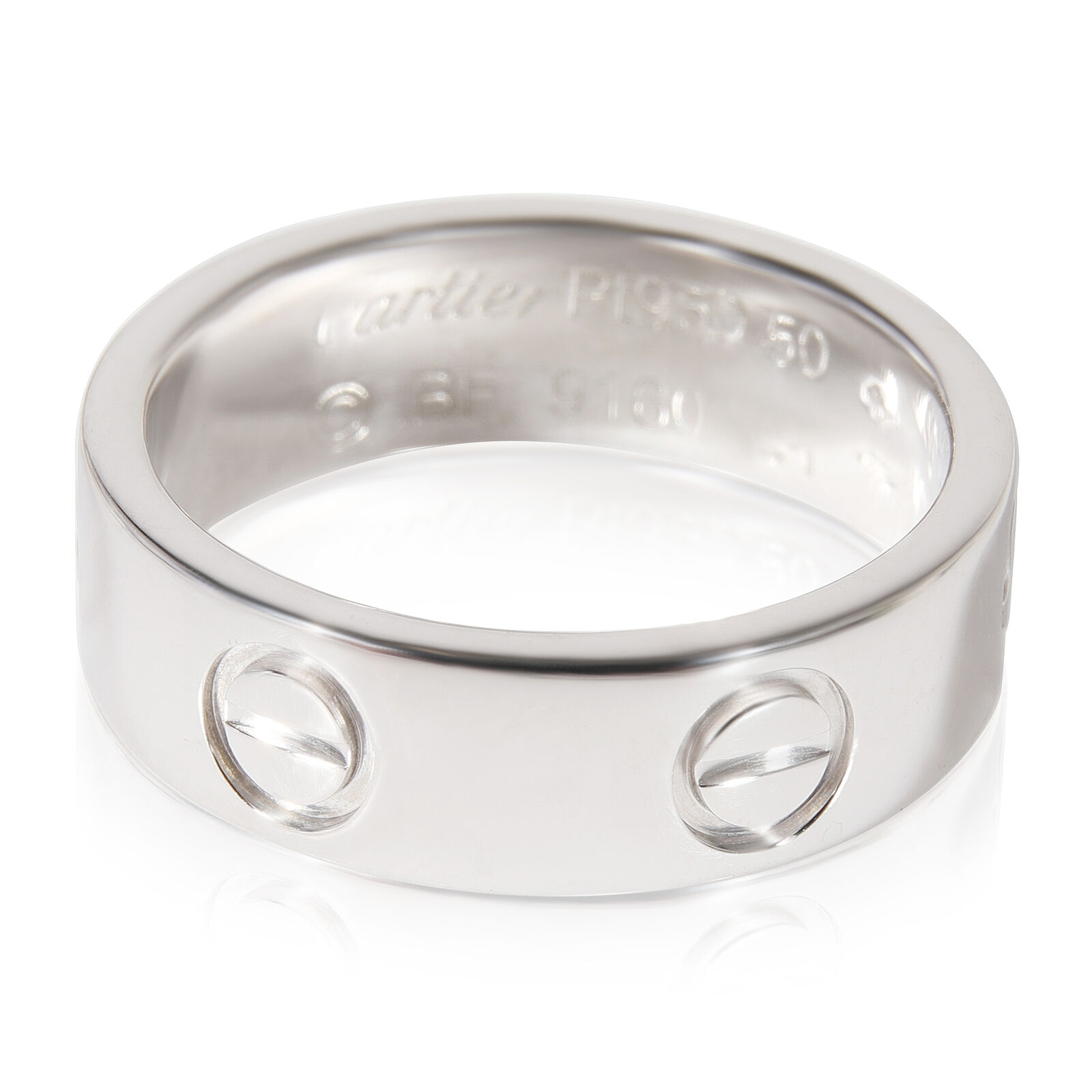 Cartier Love Ring in Platinum