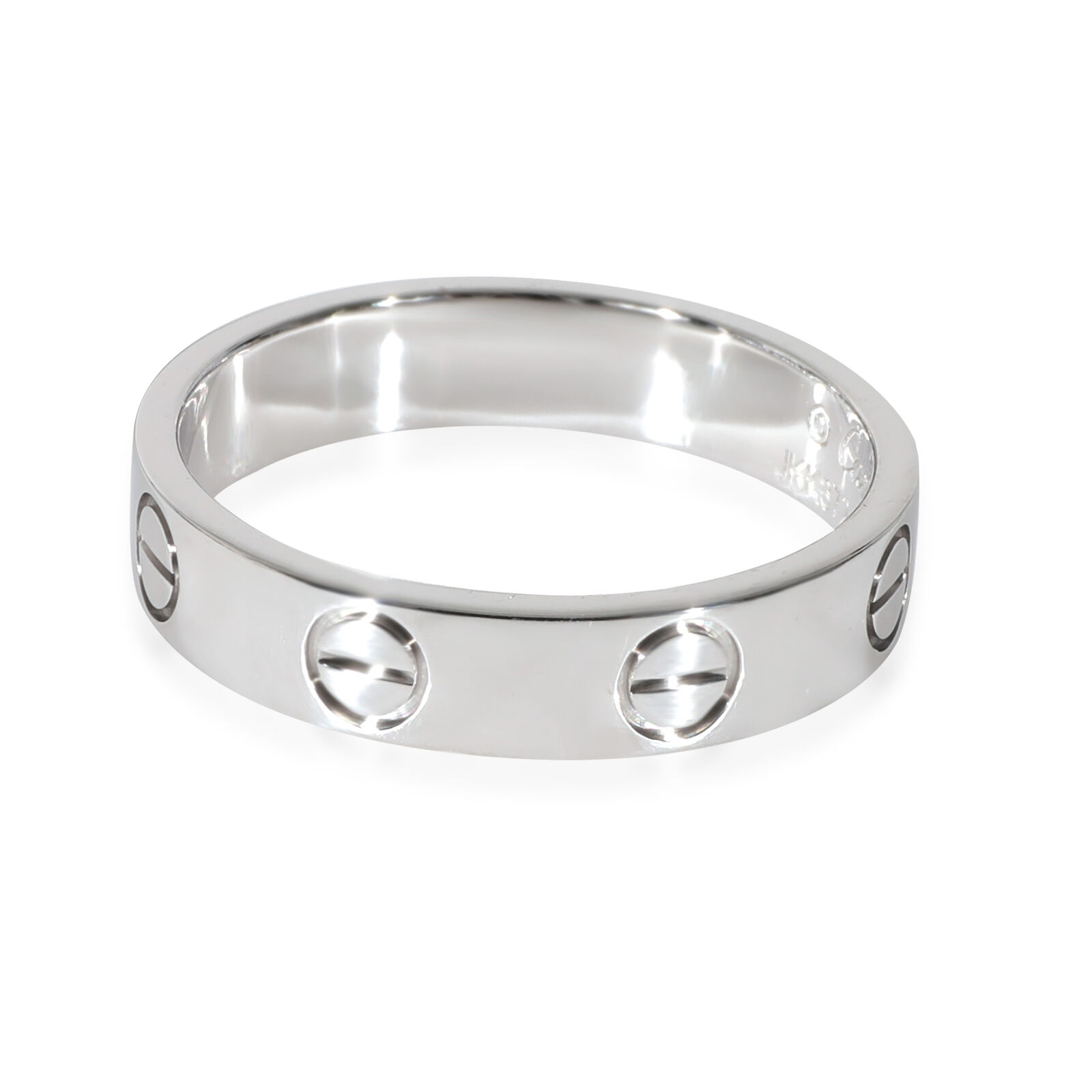 Cartier Love Wedding Band in 18k White Gold