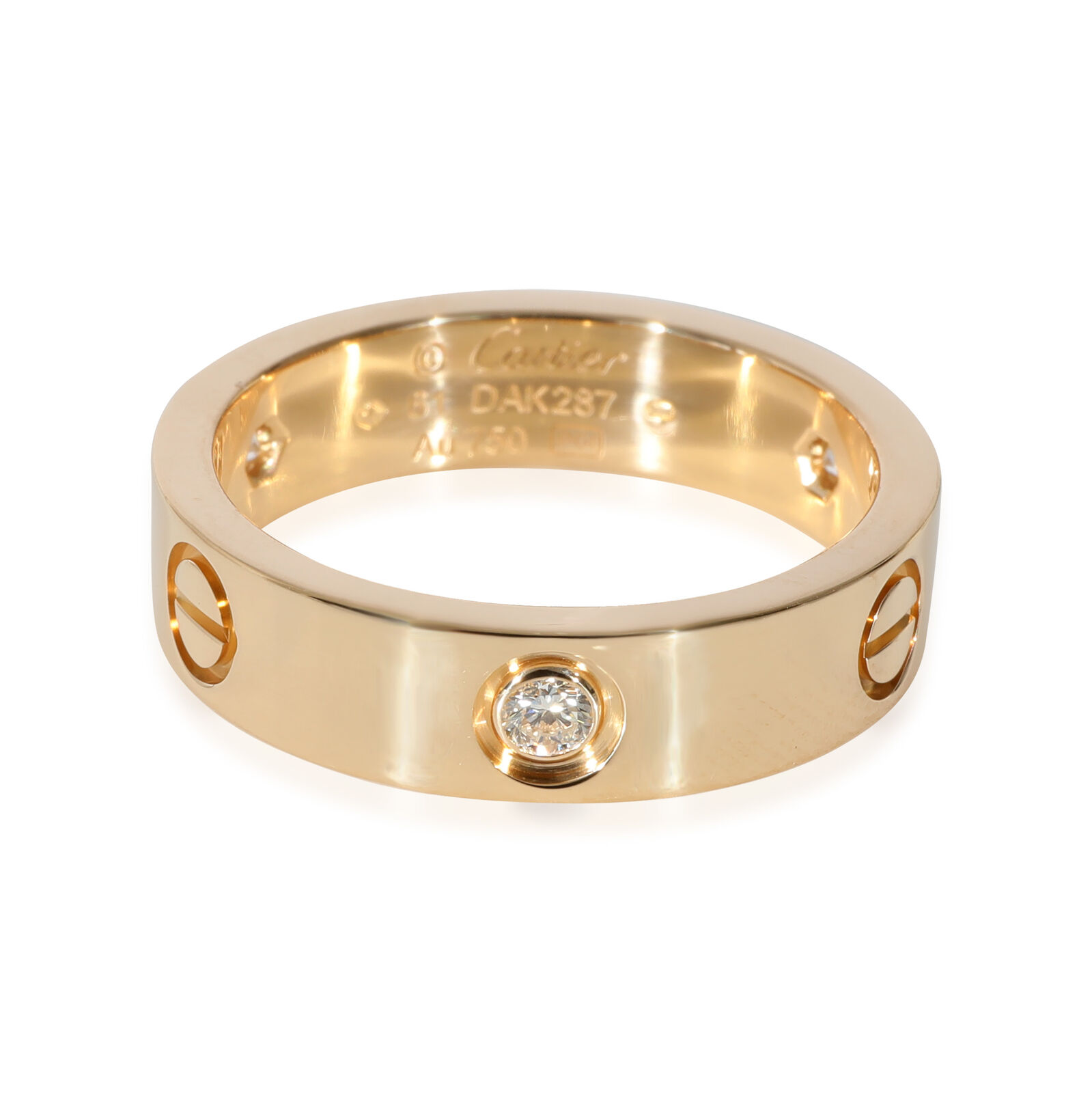 Cartier Love Diamond Ring in 18k Yellow Gold