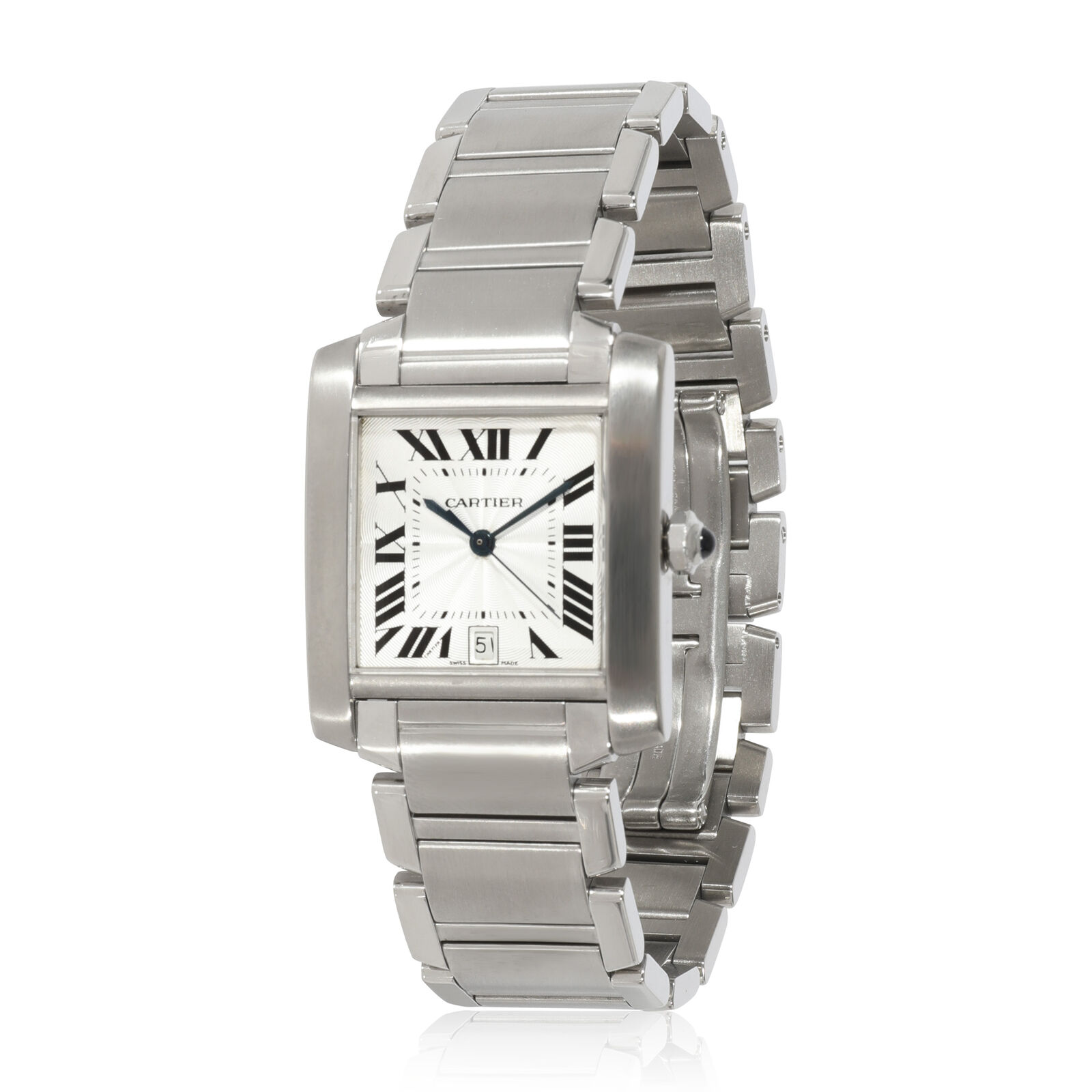 Cartier Tank Francaise  Unisex Watch in  Stainless Steel