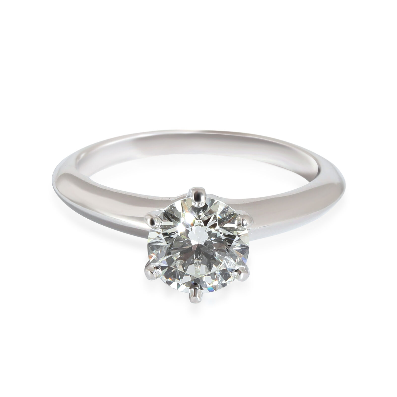 Tiffany  Co. Tiffany Setting Engagement Ring in  Platinum