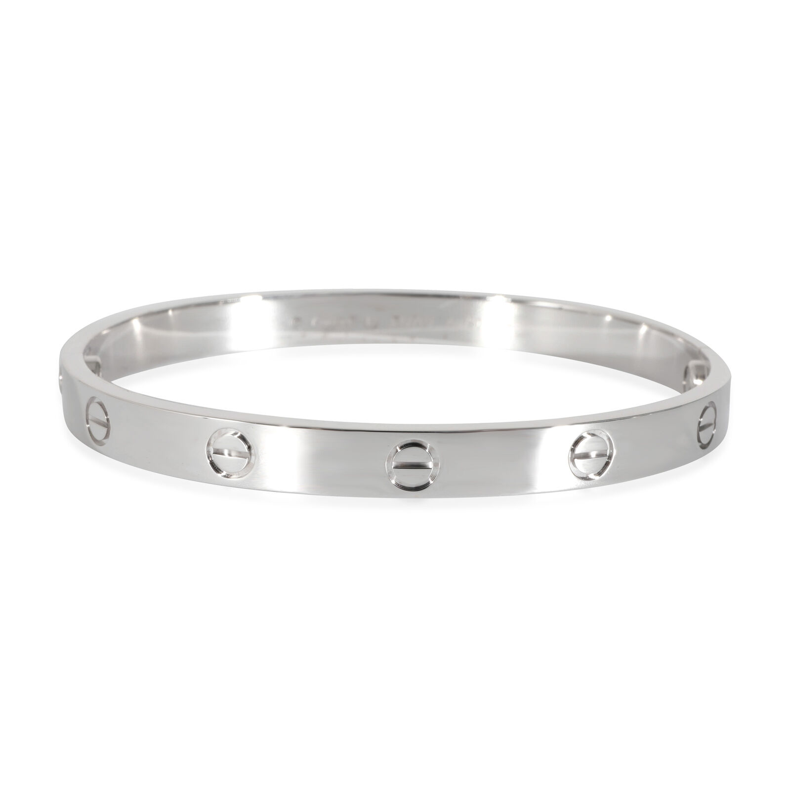 Cartier Love Bracelet in 18k White Gold