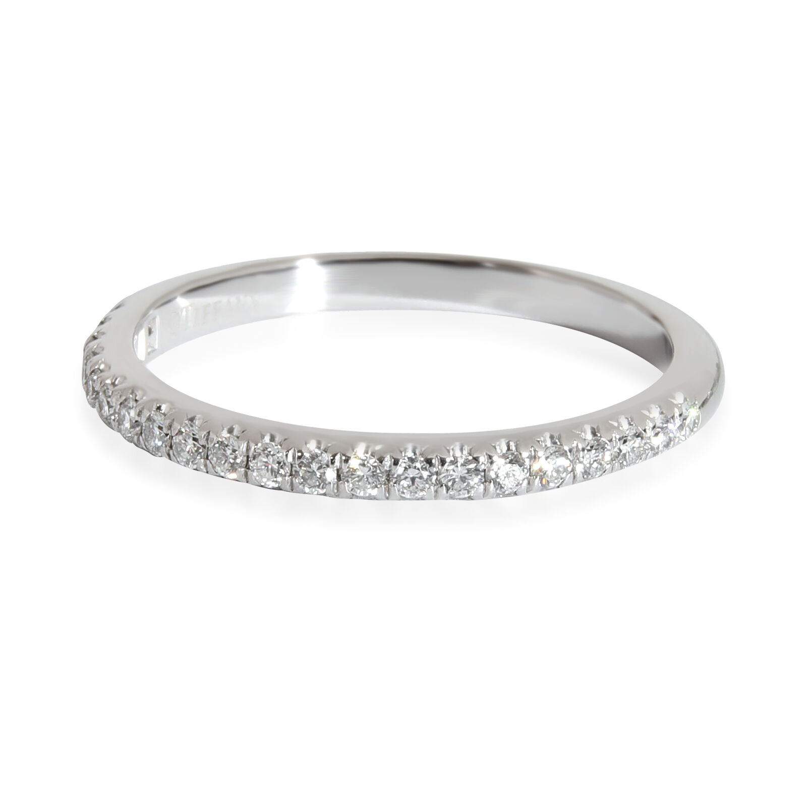 Tiffany  Co. Soleste Diamond Band in  Platinum 0.17 CTW