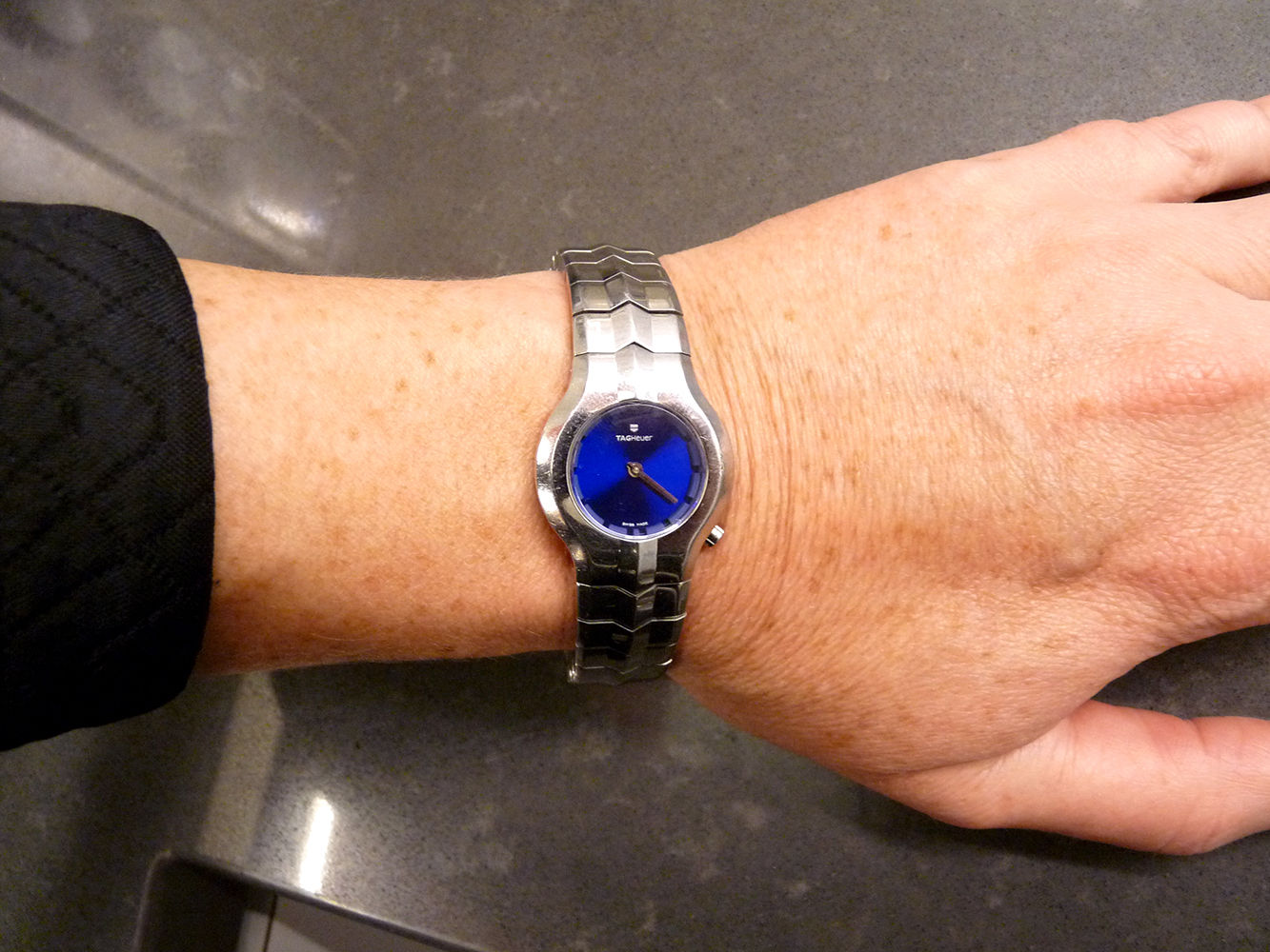 Tag Heuer Alter Ego WP1413 Royal Blue Dial Stainless Steel  display picture 2