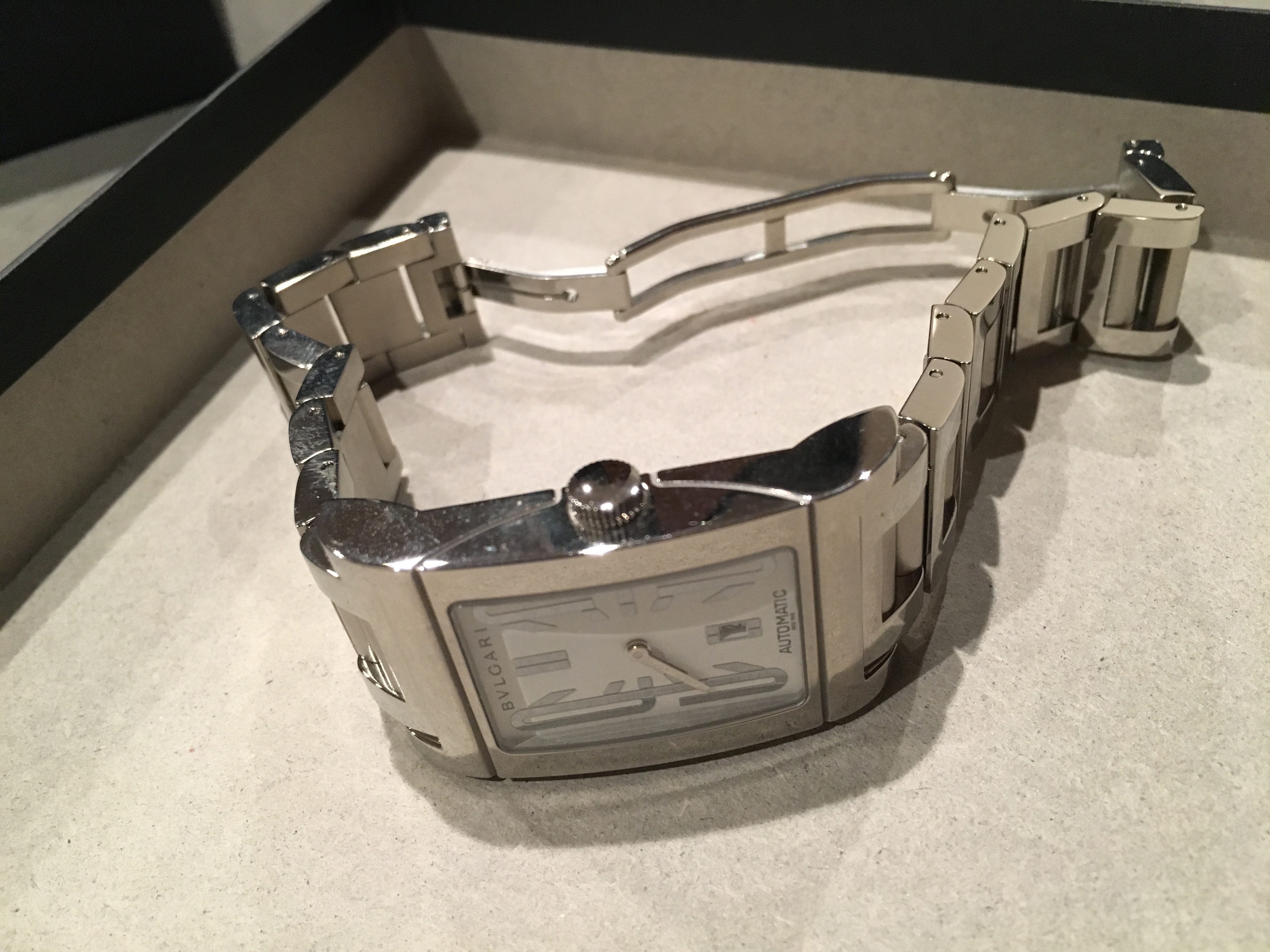 Bulgari Rettangolo RT45S 45mm Mens Watch | | Buy at TrueFacet