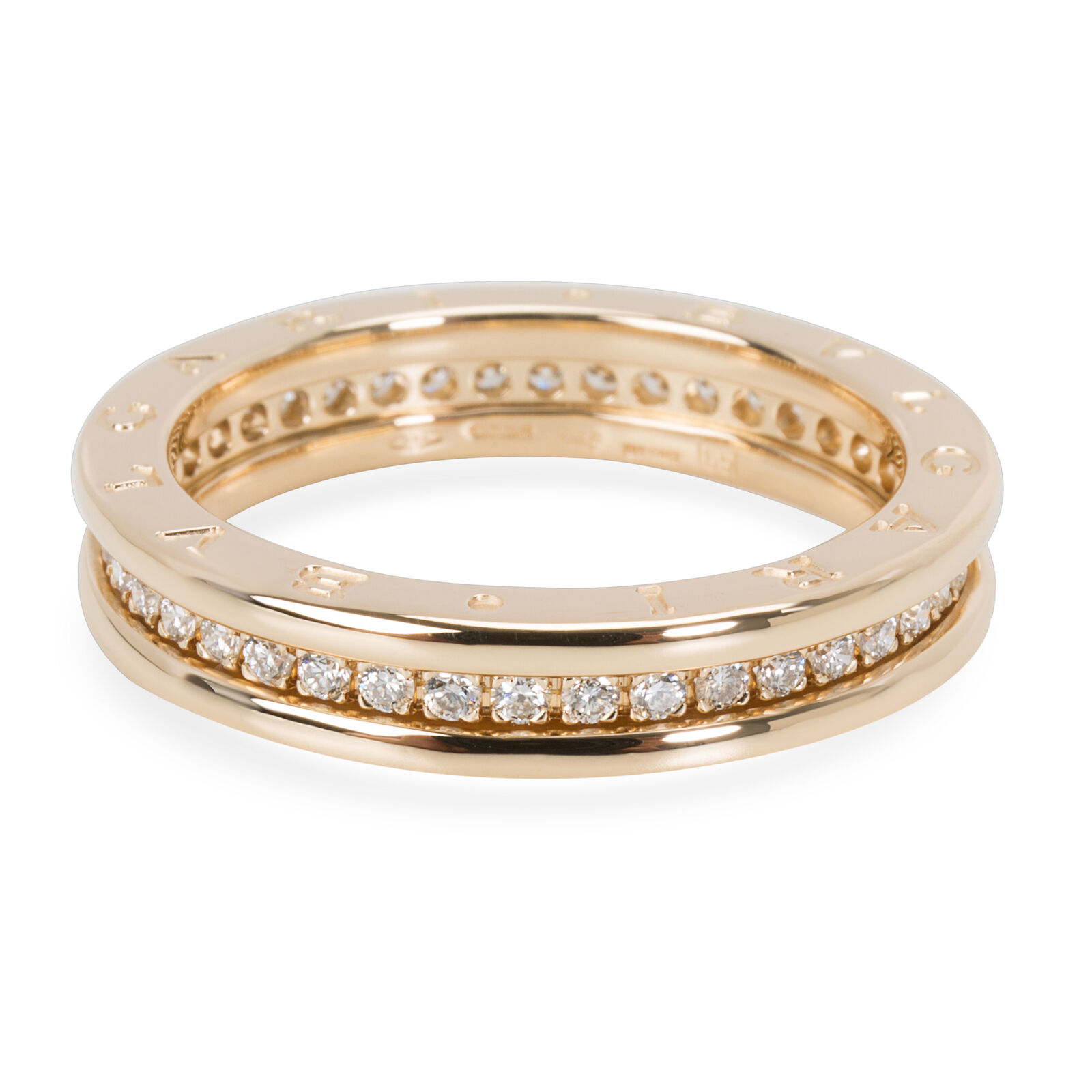 Bulgari B. Zero 1 Diamond Ring in 18KT Yellow Gold 0.6 CTW