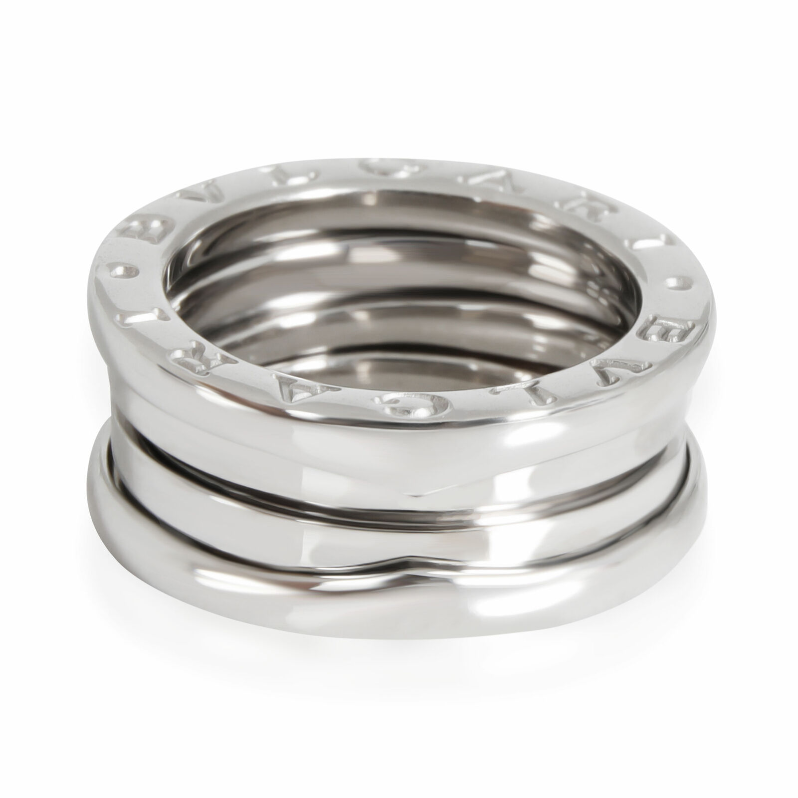 Bulgari B. Zero1 Three-Band  Ring in 18k White Gold