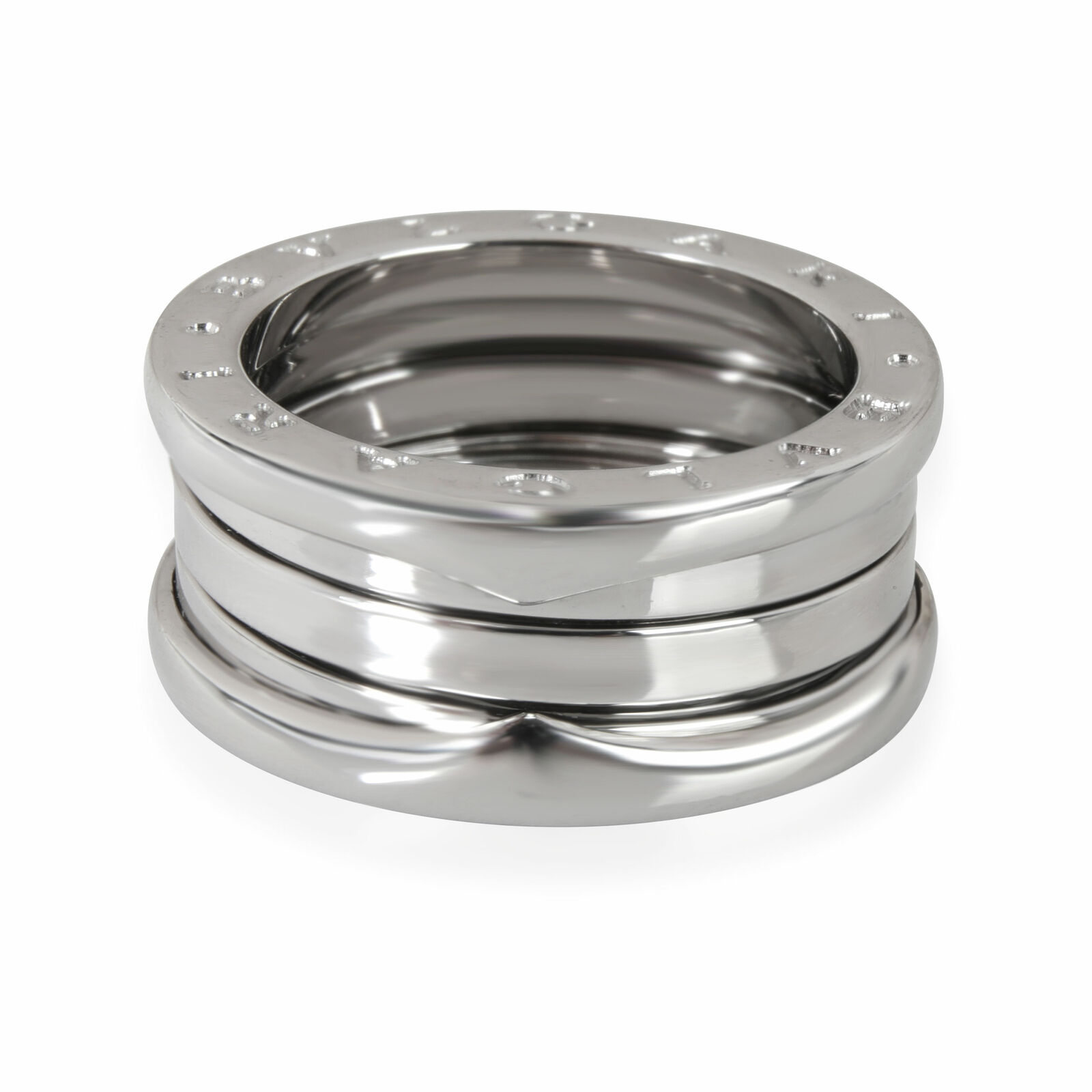 Bulgari B.Zero1 3 Band Ring in 18kt White Gold