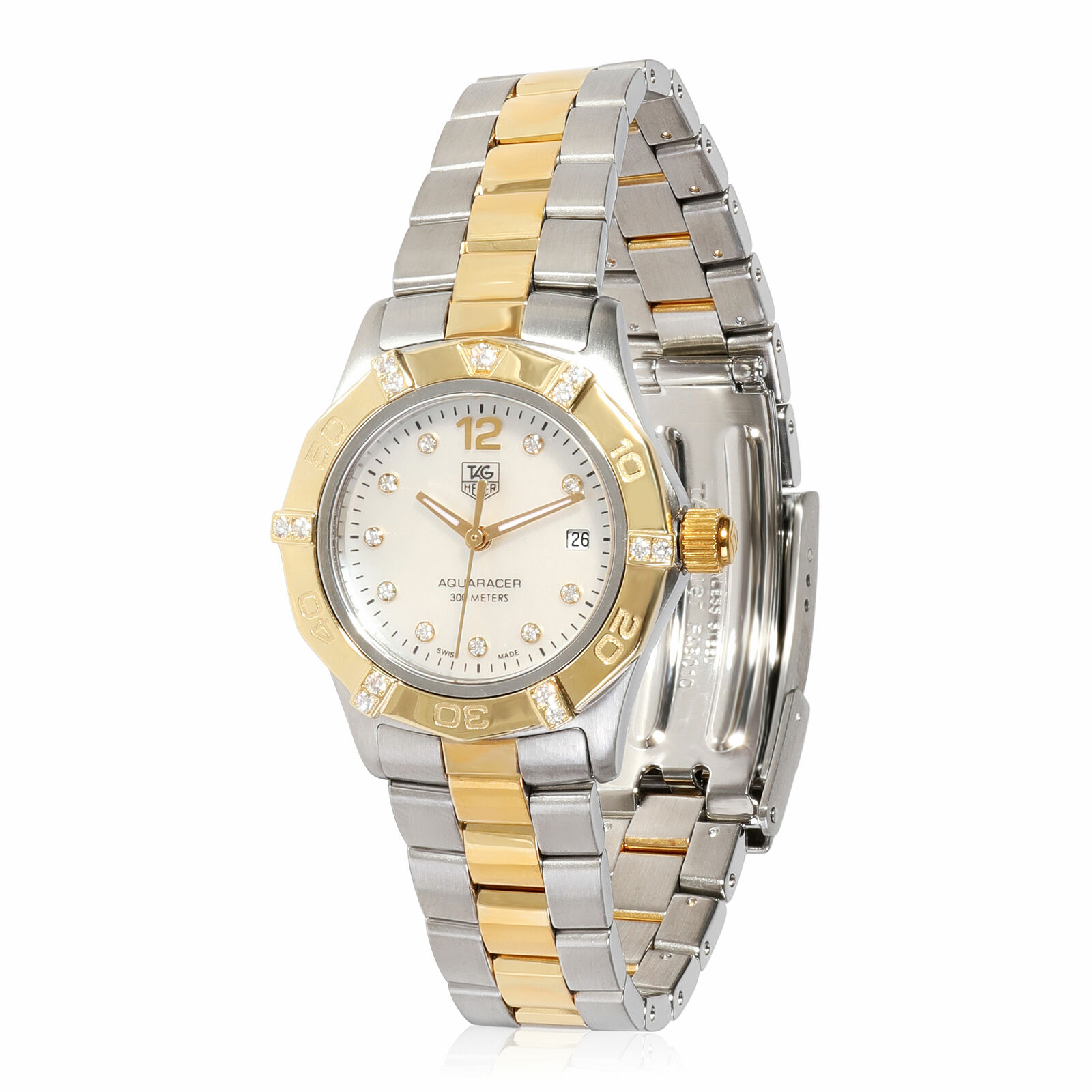 Tag Heuer Aquaracer  Women's Watch in 18kt Stainless Steel/Yellow