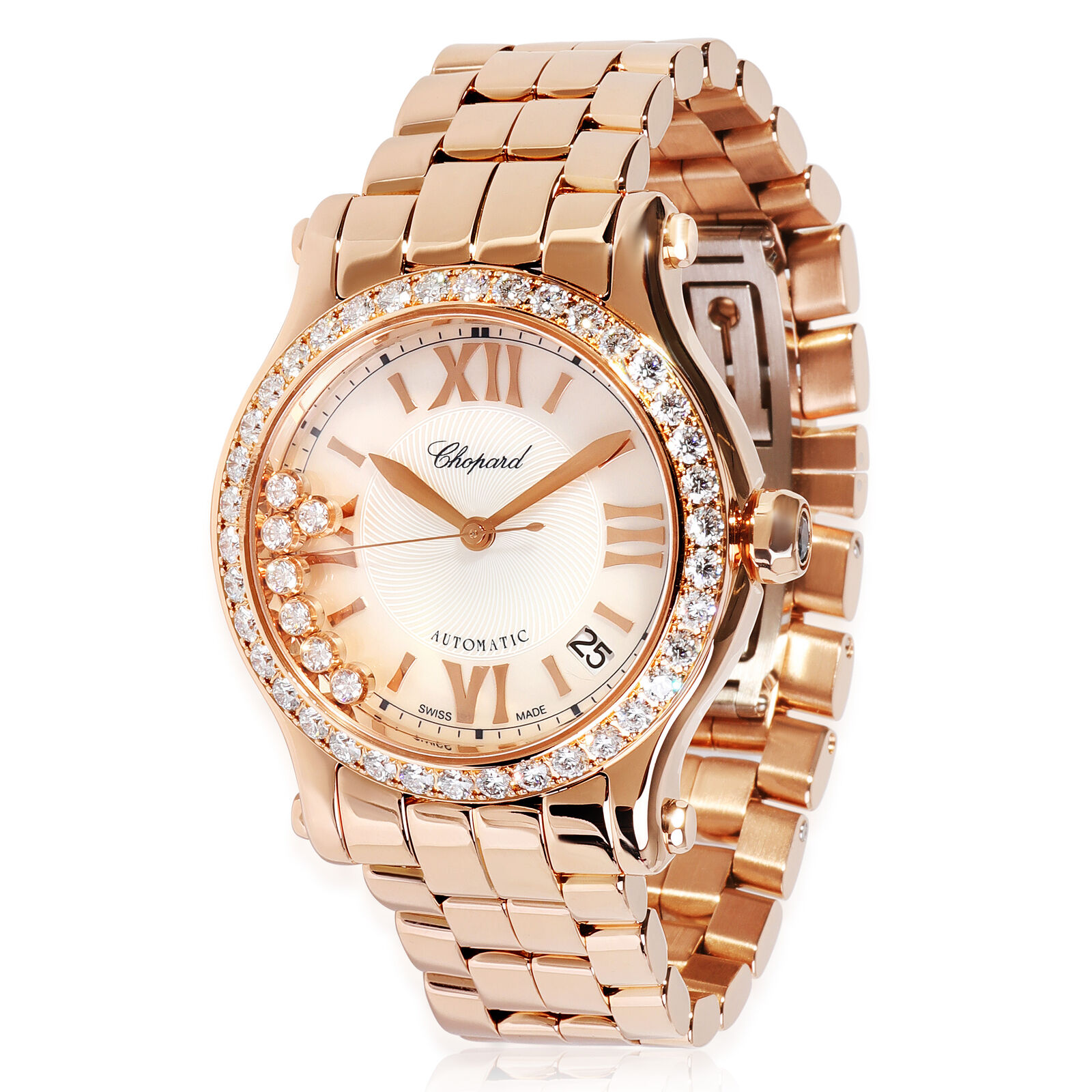 Chopard Happy Sport  Unisex Watch in 18kt Rose Gold