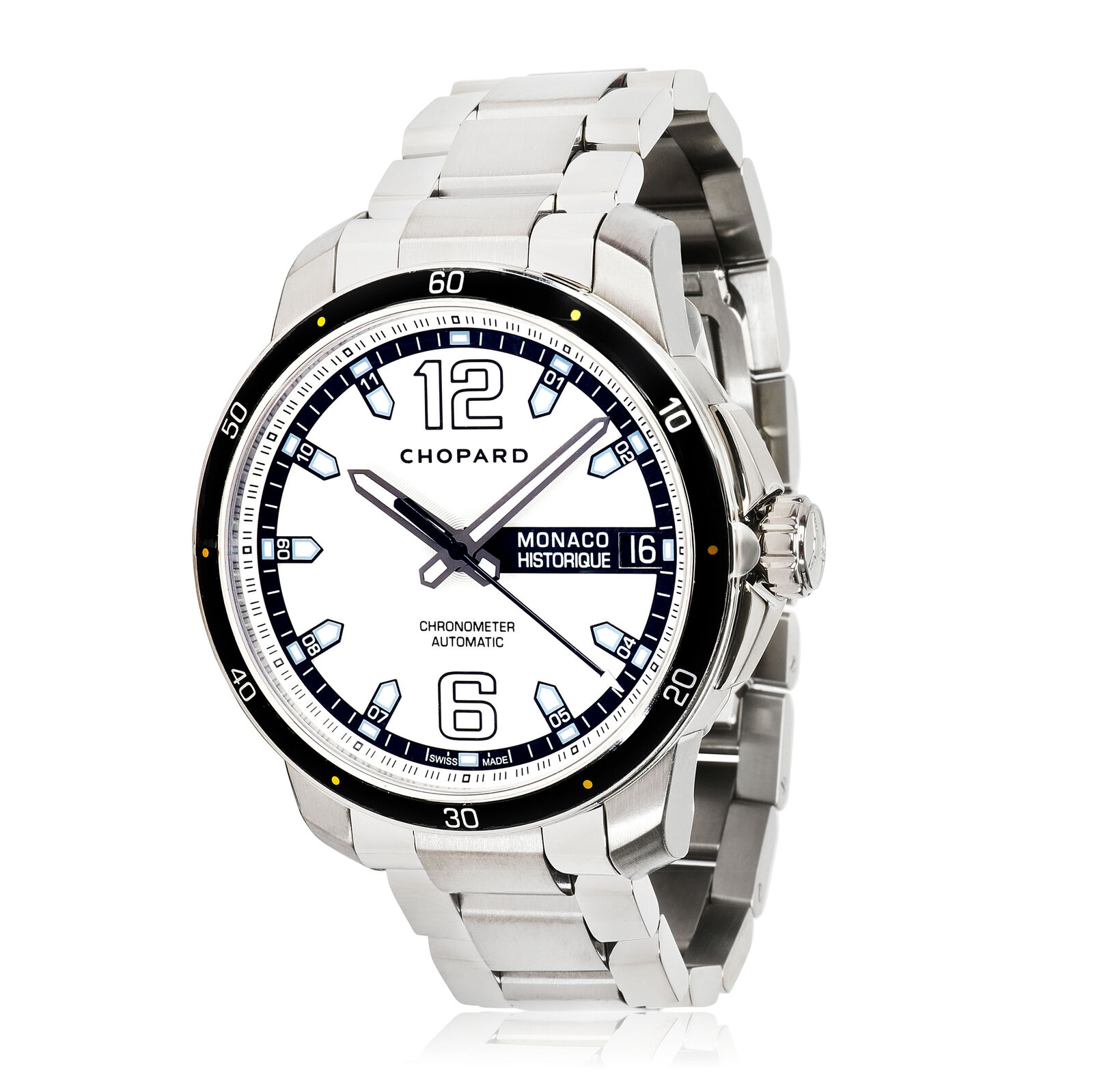 Chopard Monaco Historique  Men's Watch in  SS/Titanium