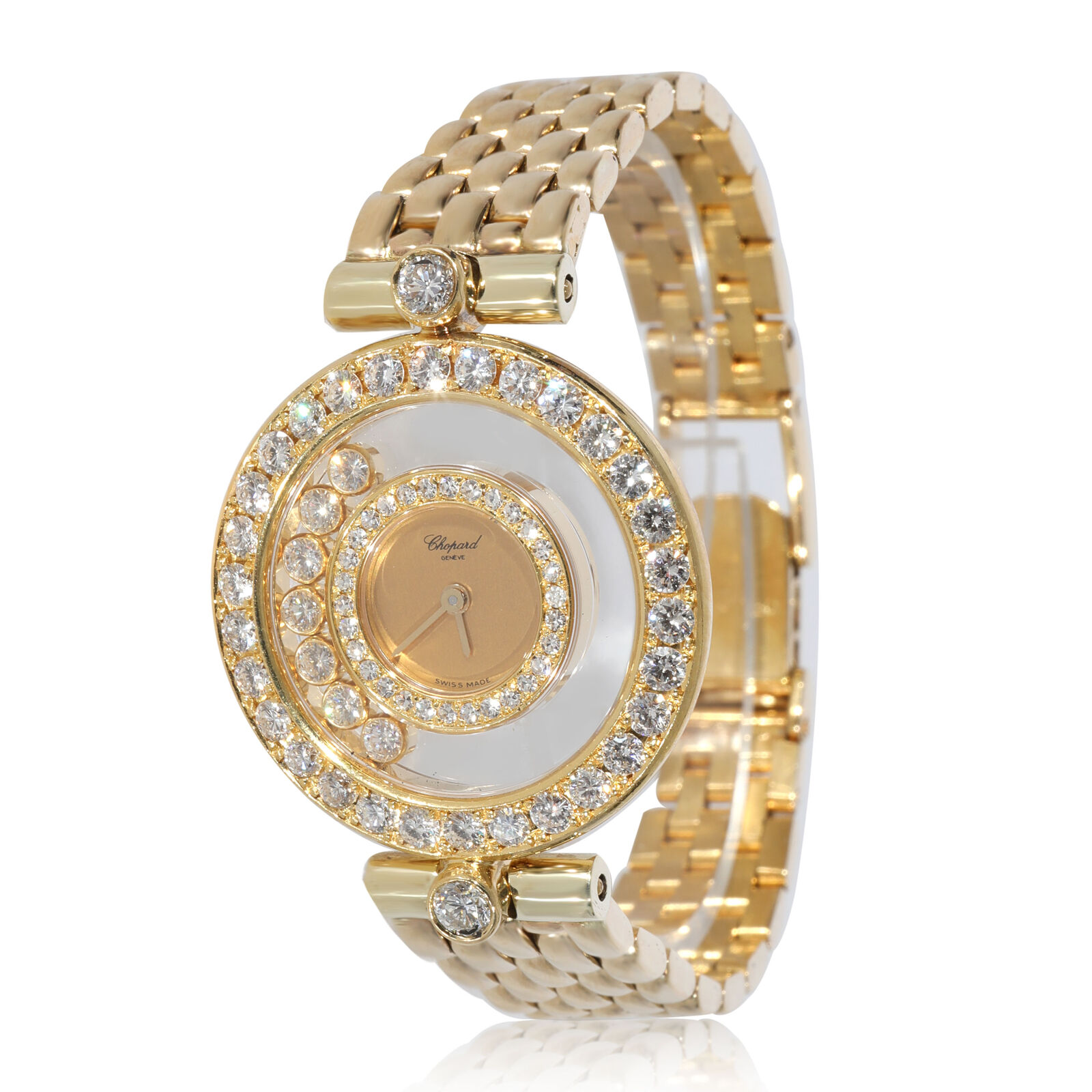 Chopard Happy Diamond  Women's Watch in 18kt Yellow Gold
