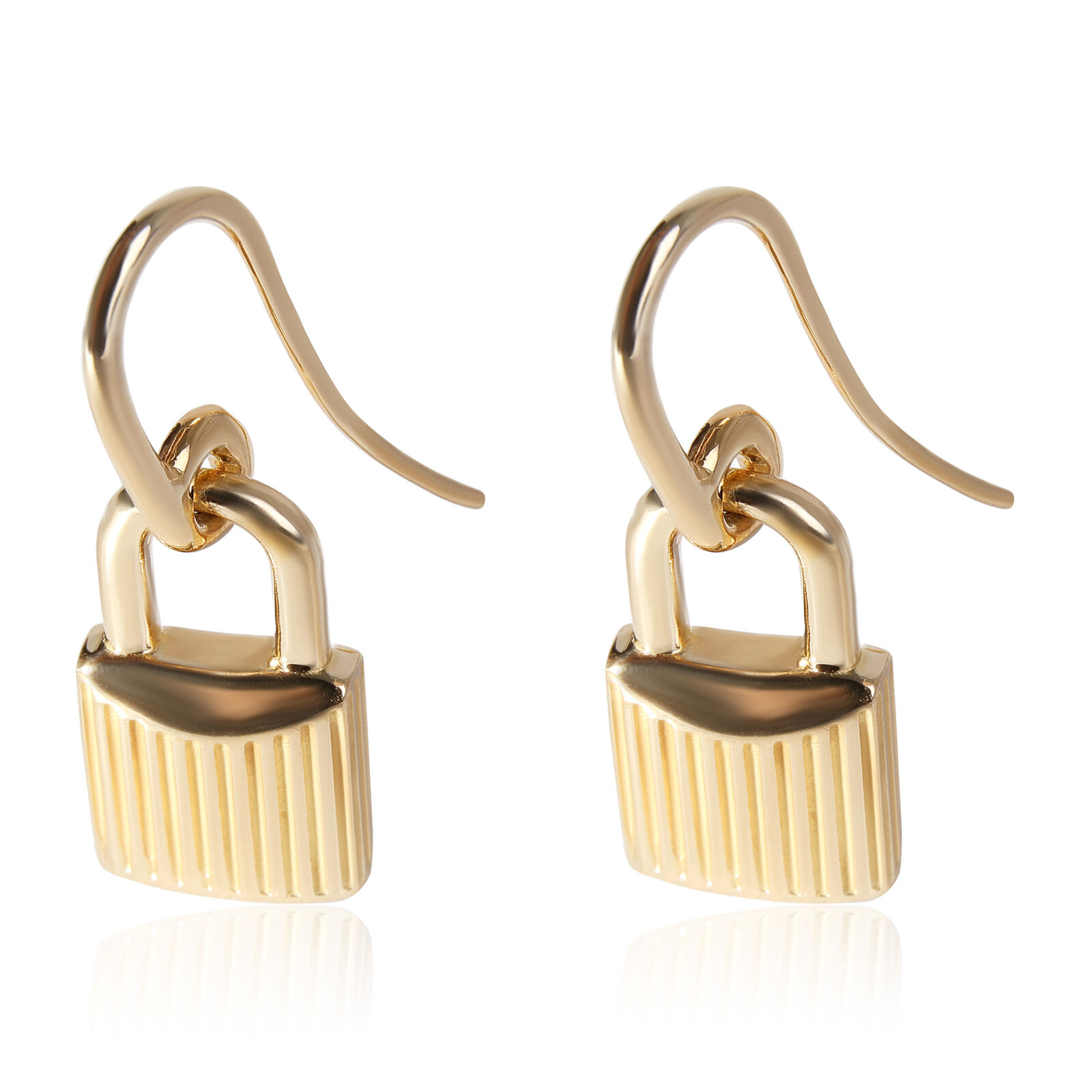 Tom Ford Padlock Earrings in 18k Yellow Gold