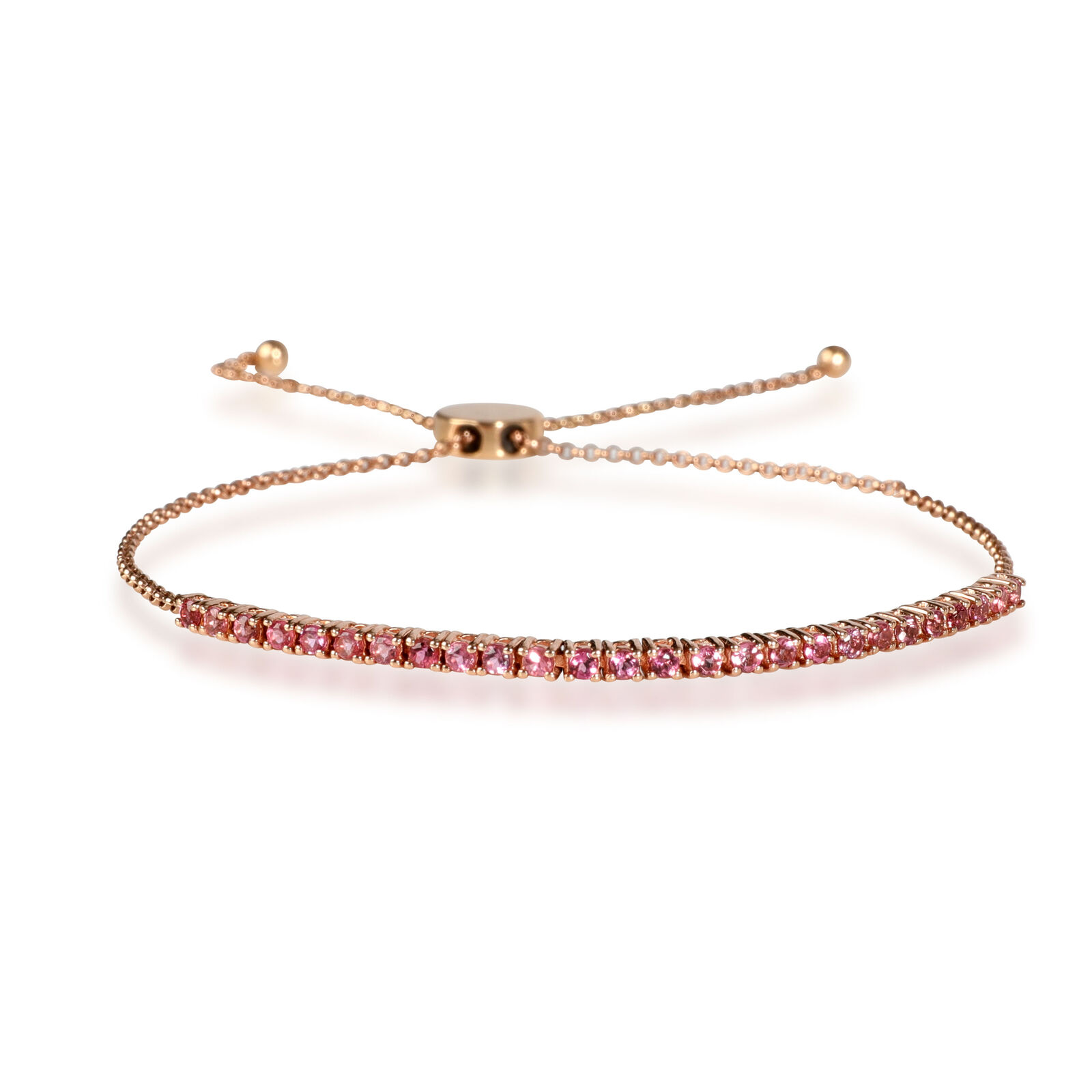 True Pixie Bolo Tourmaline Bracelet in 14K Rose Gold