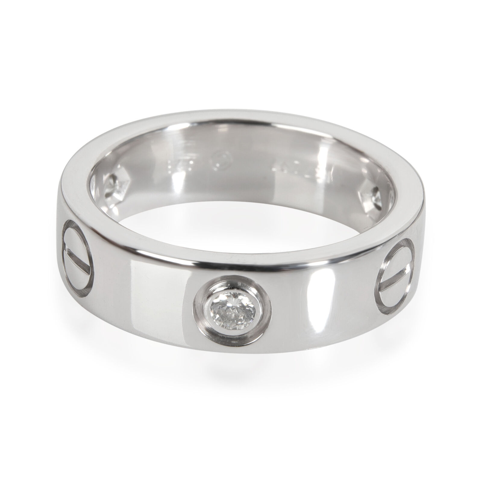 Cartier Love Diamond Ring in 18K White Gold