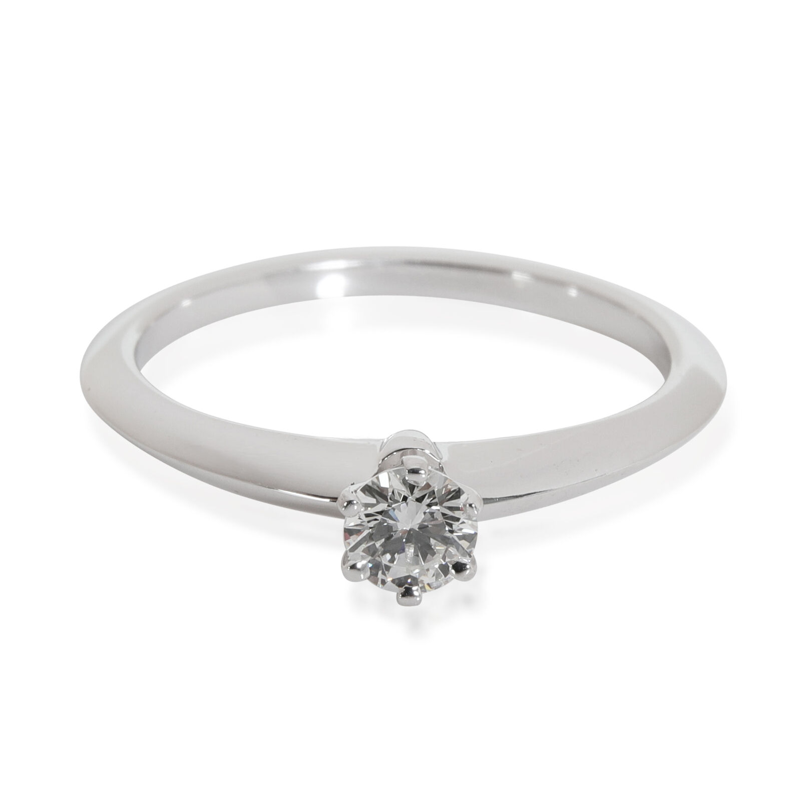 Tiffany  Co. Diamond Solitaire Engagement Ring in Platinum