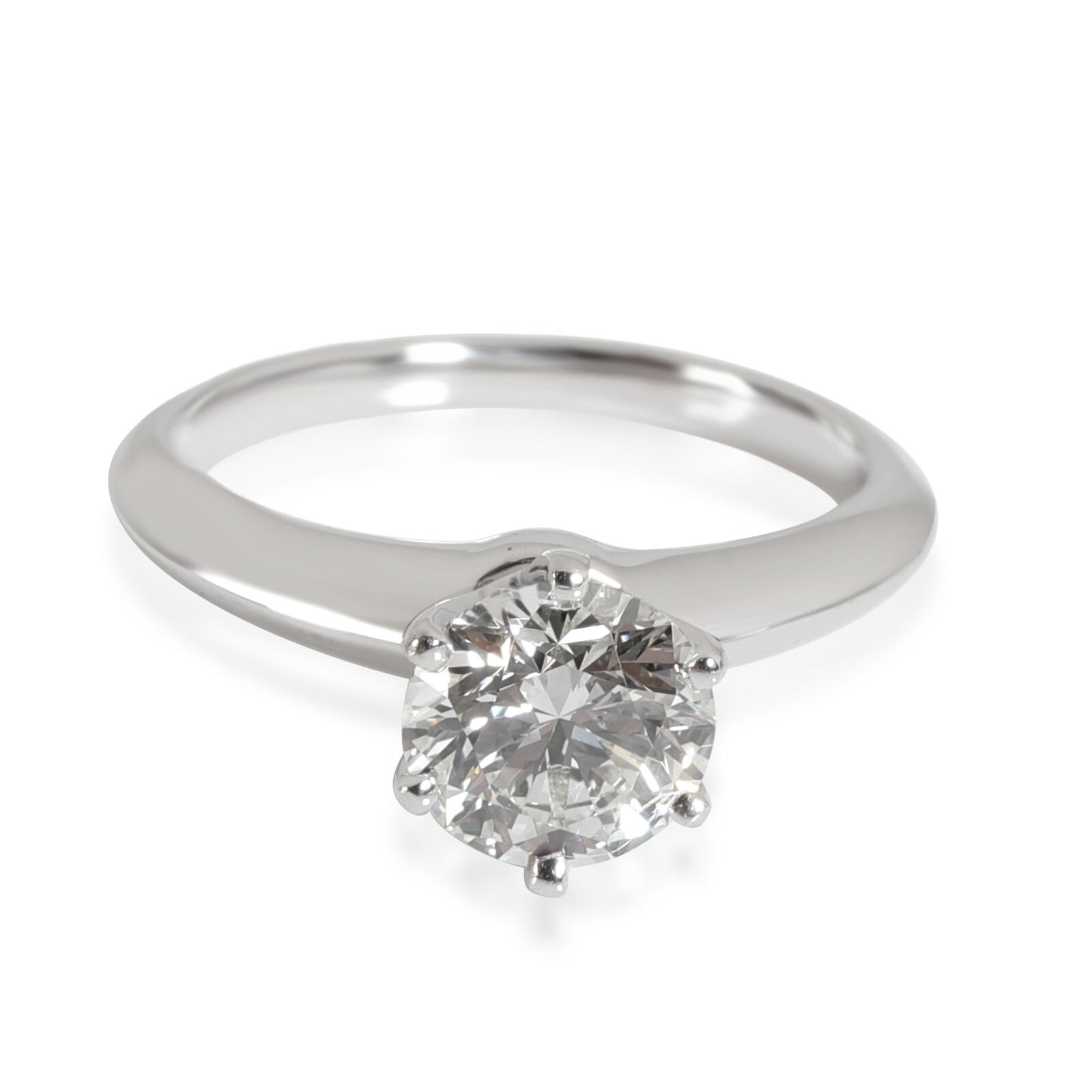 Tiffany  Co. Diamond Engagement Ring in Platinum