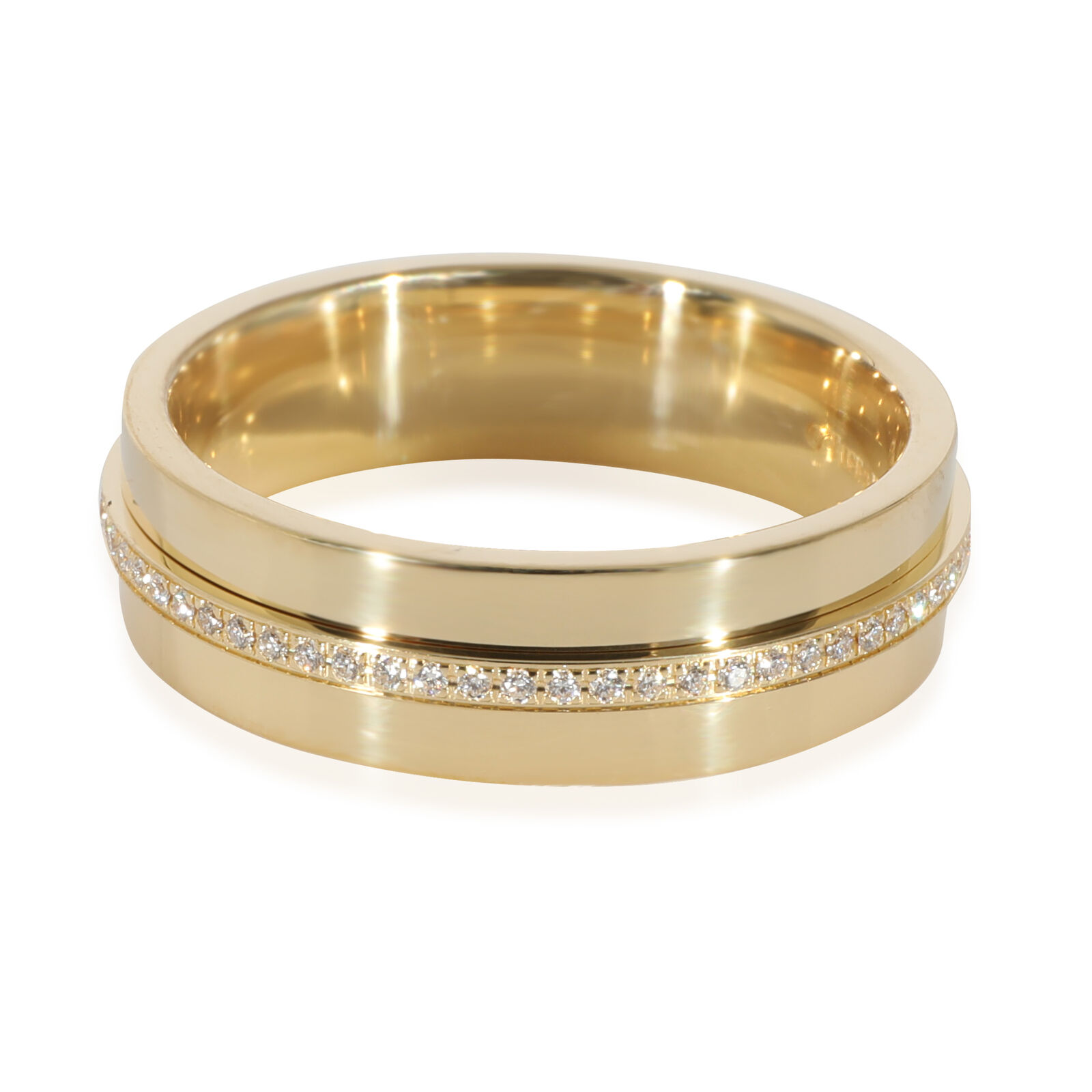Tiffany  Co. Tiffany T Wide Diamond Ring in 18k Yellow Gold 0.12 CTW