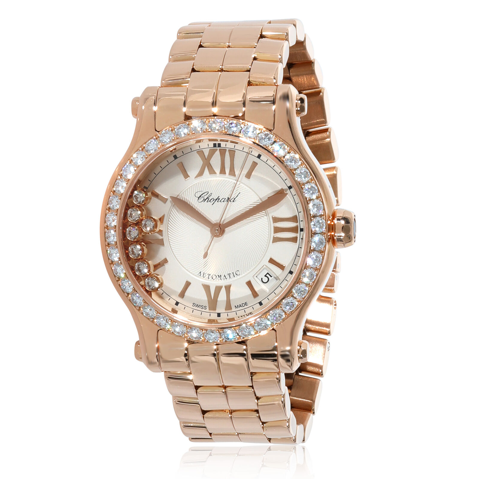 Chopard Happy Sport  Unisex Watch in 18kt Rose Gold