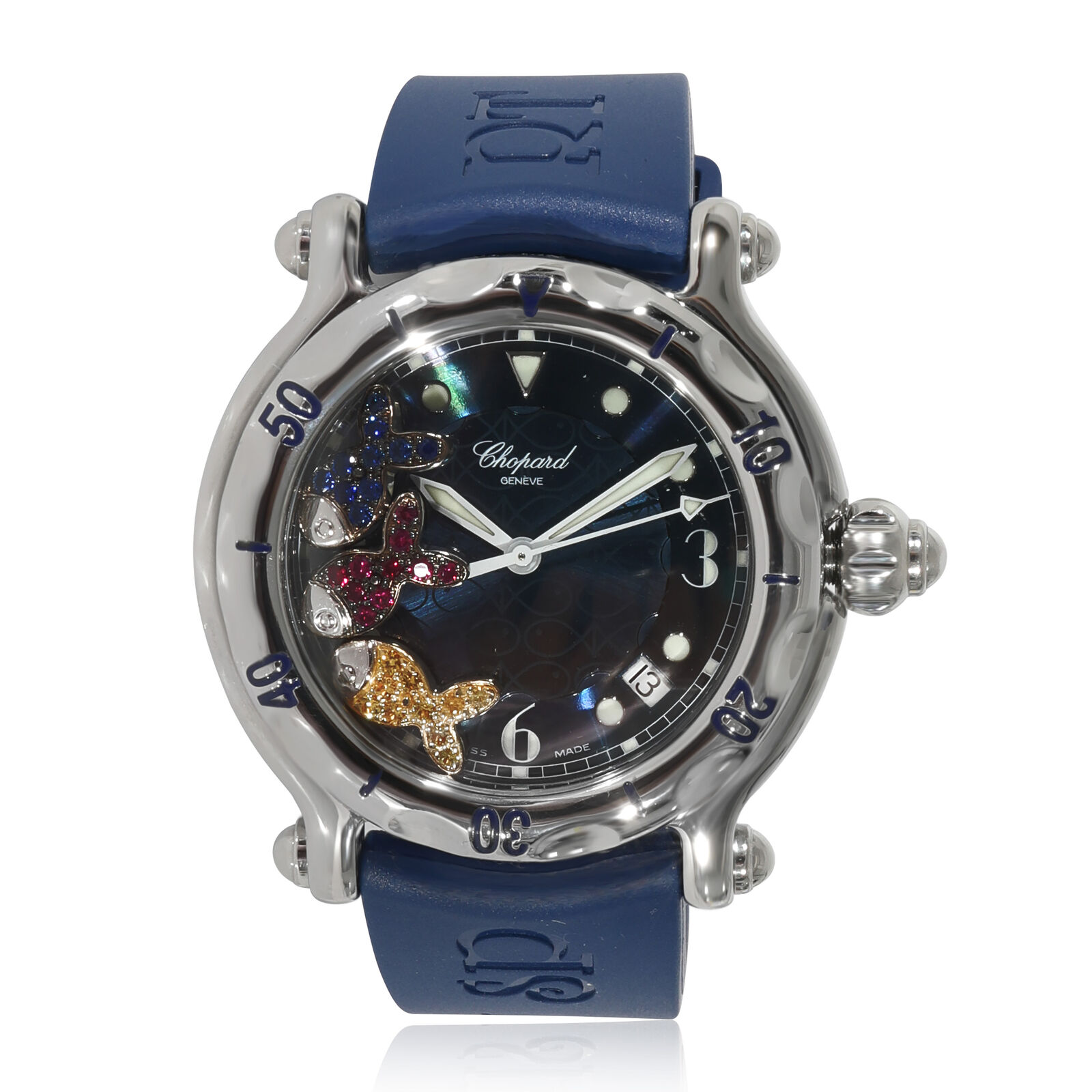 Chopard Happy Fish  Unisex Watch in  Stainless Steel