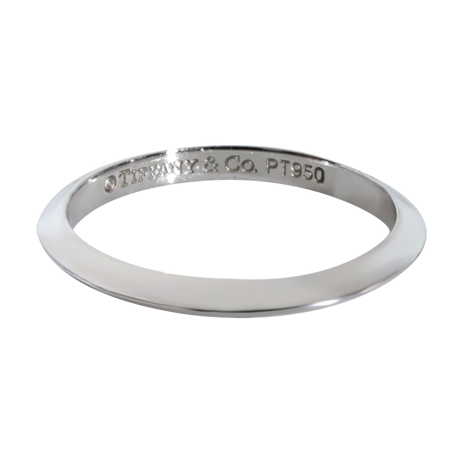 Tiffany & Co. Knife Edge Wedding Band In Platinum | Tiffany & Co