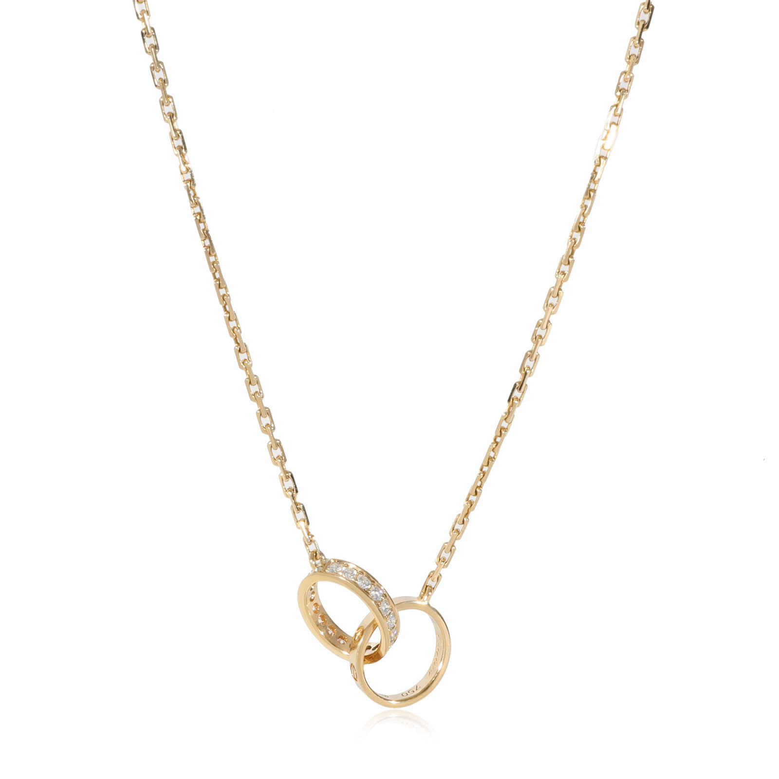 Cartier LOVE Diamond Necklace in 18K Yellow Gold