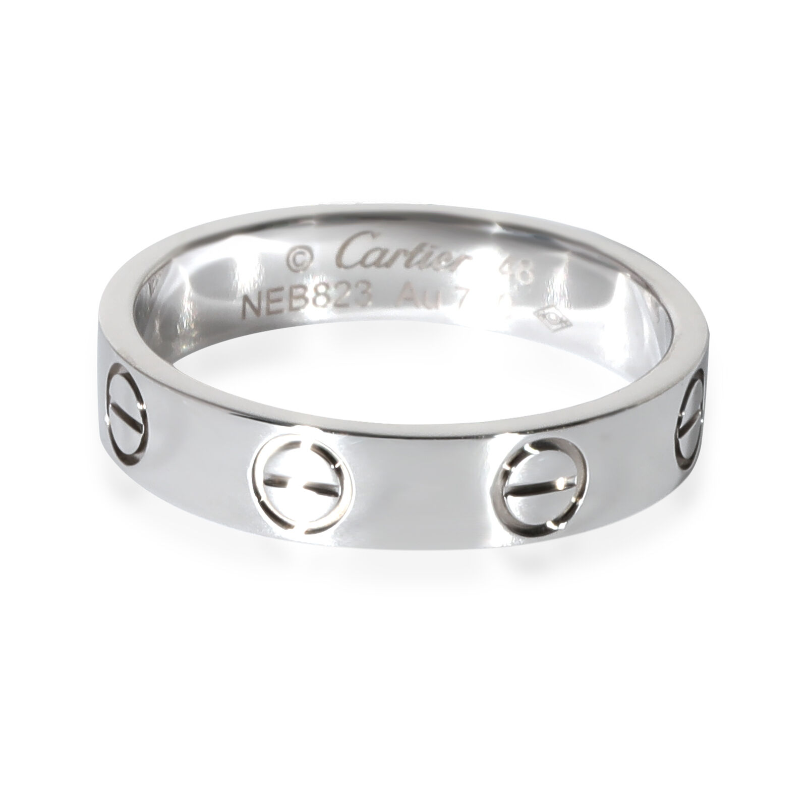 Cartier Love Band in 18k White Gold