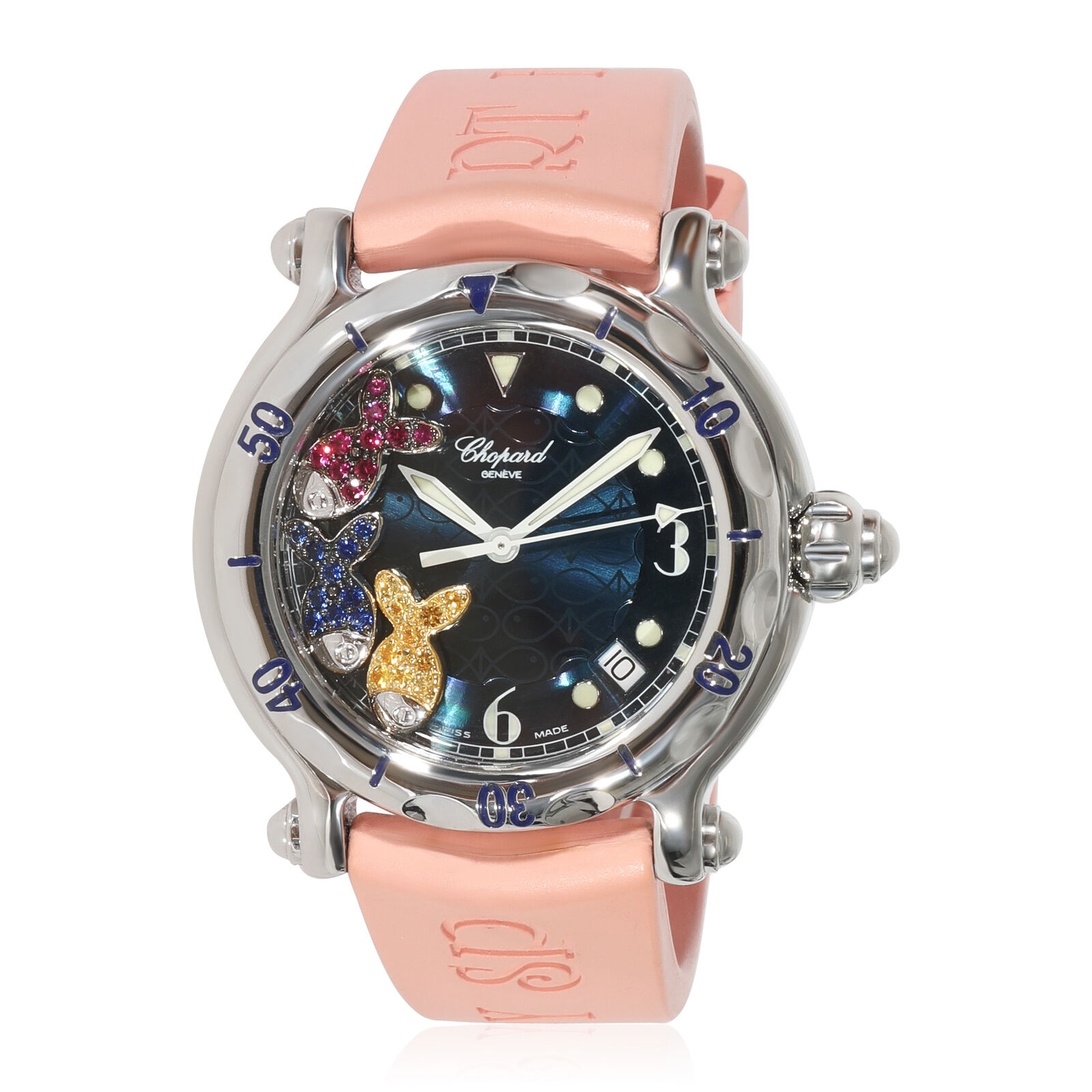 Chopard Happy Fish  Unisex Watch in  Stainless Steel