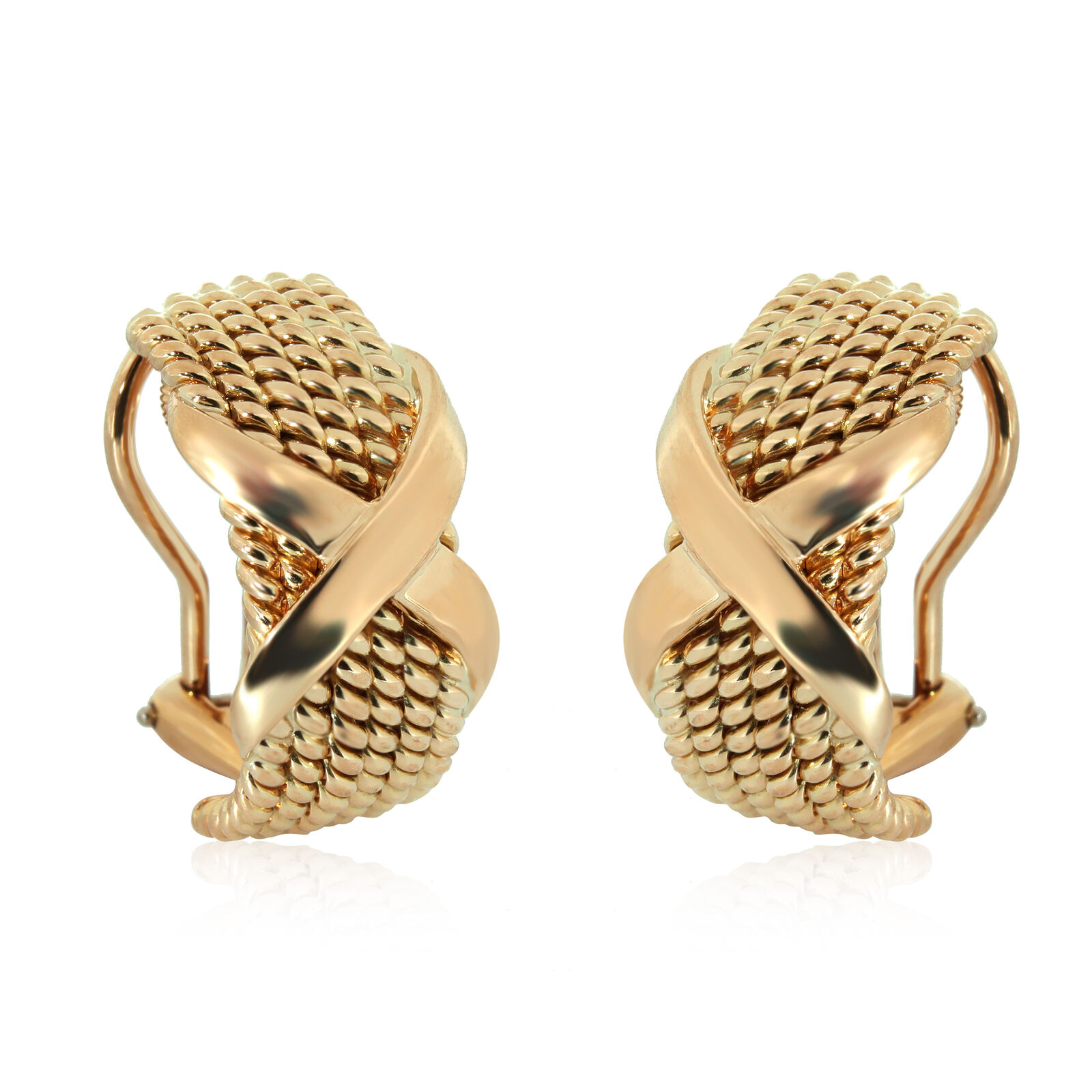 Tiffany & Co. Schlumberger Vintage X Earrings in 18k 18K Yellow Gold