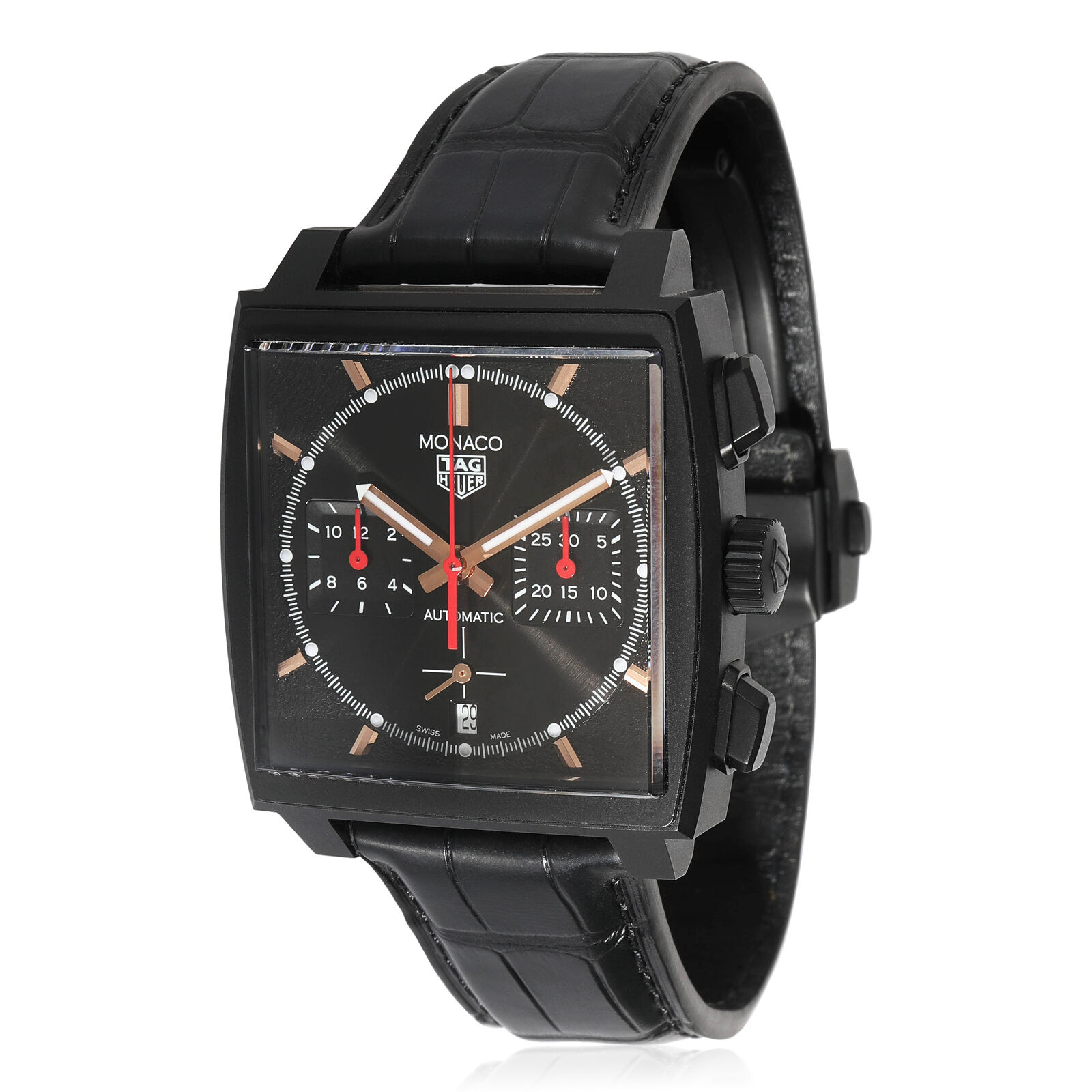 Tag Heuer Monaco "Dark Lord"  Men's Watch in  Titanium
