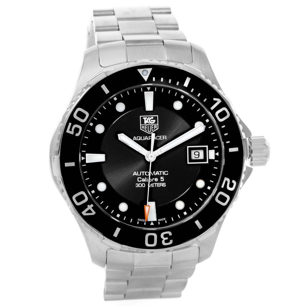 Tag Heuer WAN2110.BA0822 Aquaracer Calibre 5 Steel Mens Watch
