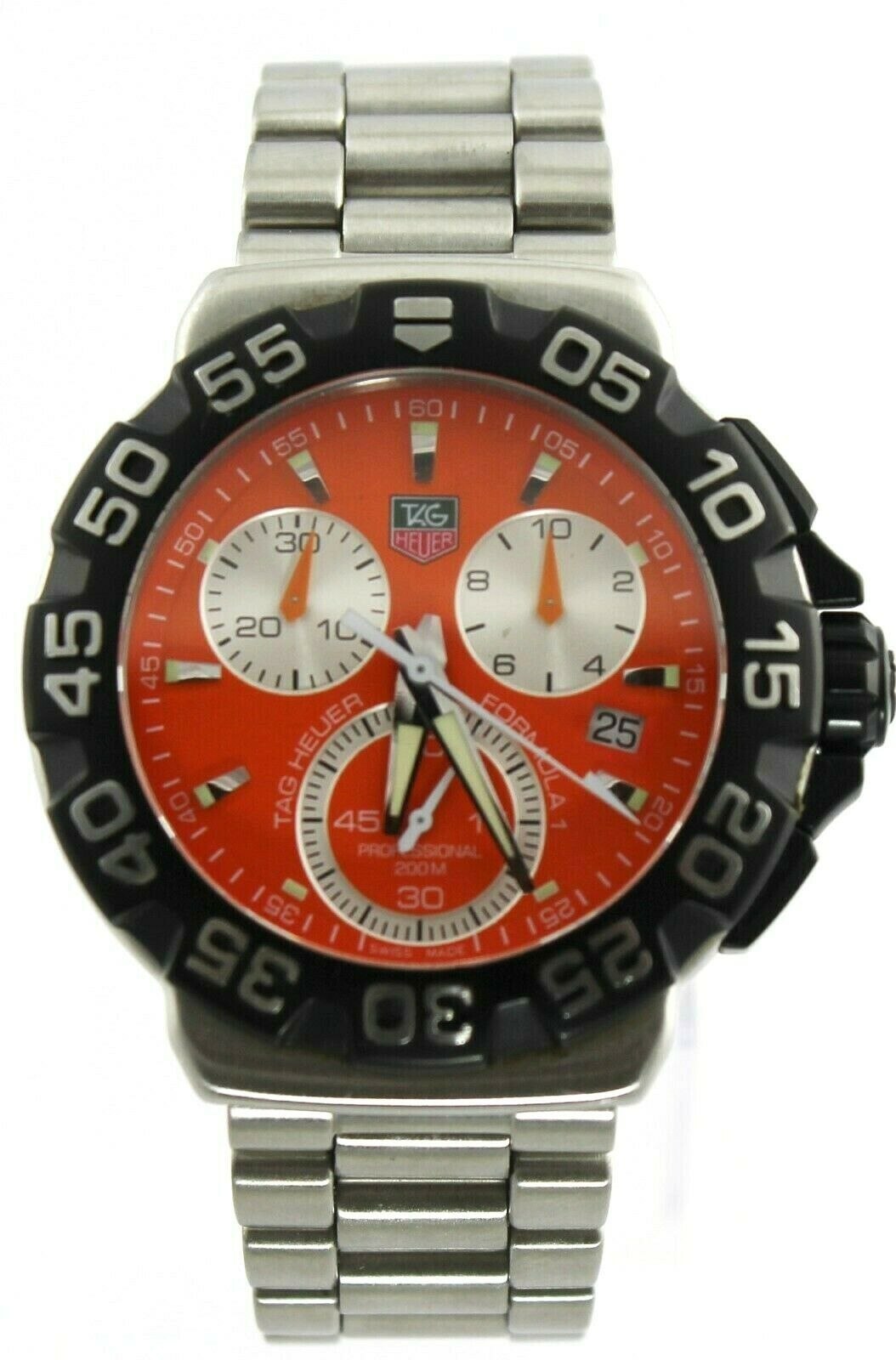 SALE TAG HEUER FORMULA 1 CAH1113.BA0850 QUARTZ CHRONOGRAPH ORANGE