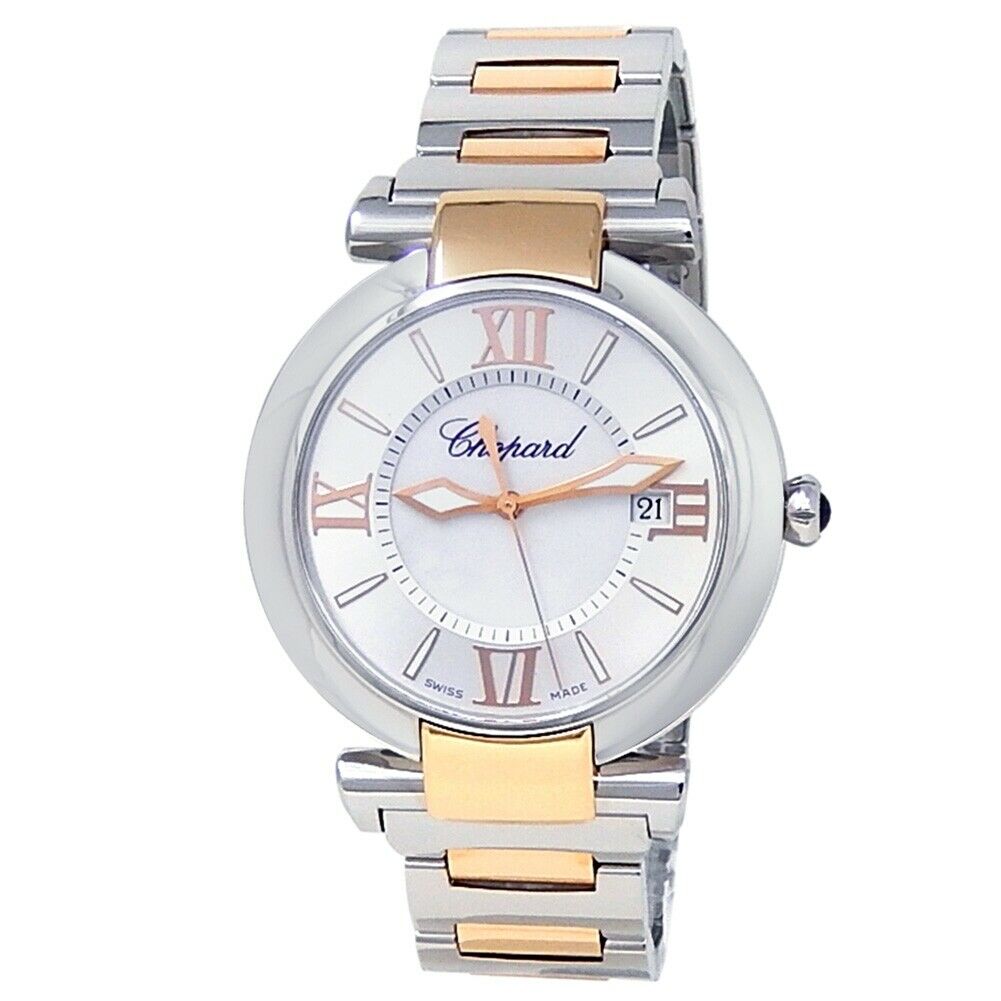 Chopard Imperiale 18k Rose Gold Steel Mother of Pearl Ladies Watch