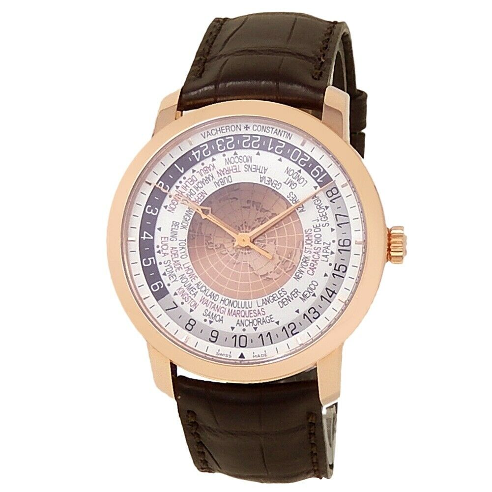 Vacheron Constantin Traditionnelle 18k Rose Gold Auto Mens Watch 86060/000R-8985