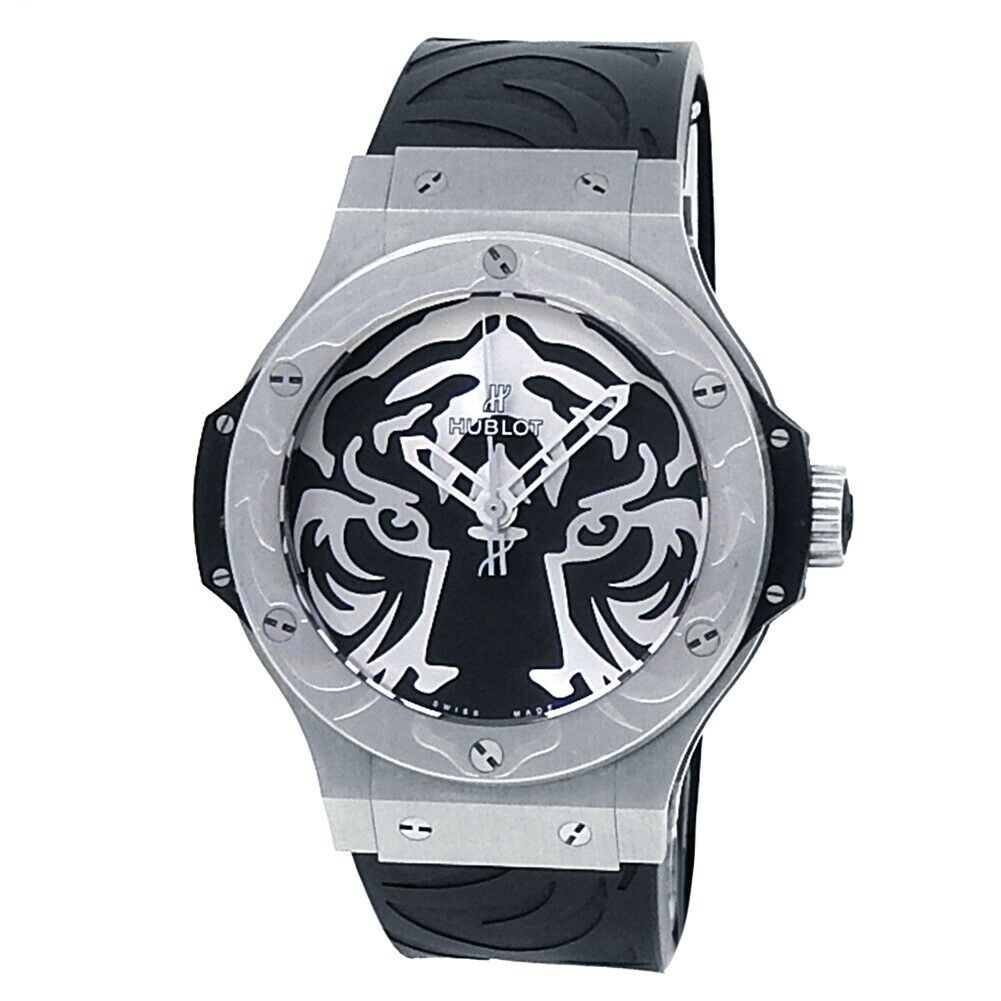 Hublot Big Bang Black Jaguar Stainless Steel Tiger Watch 316.SX.4310.RX.BJW16