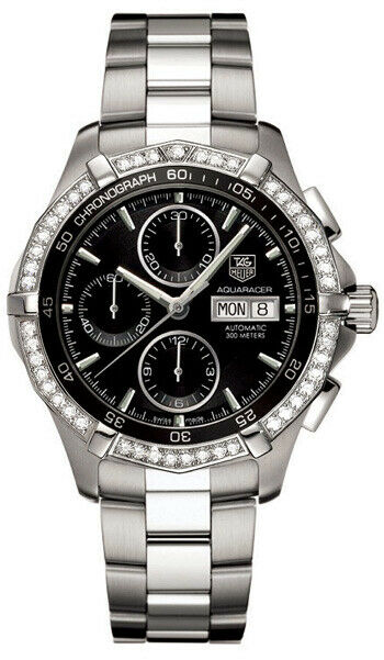 TAG HEUER AQUARACER CHRONOGRAPH AUTO DIAMOND WATCH