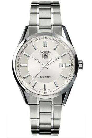 TAG HEUER CARRERA WV211A.BA0787 AUTOMATIC MENS SILVER LUXURY WATCH